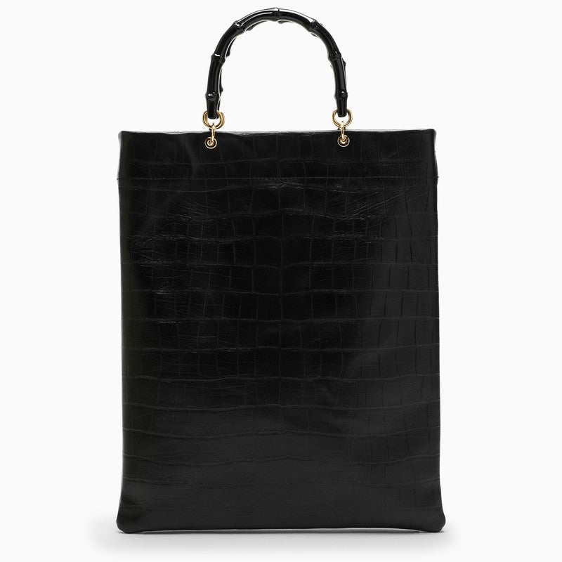 JIL SANDER Medium Leather Shopping Handbag