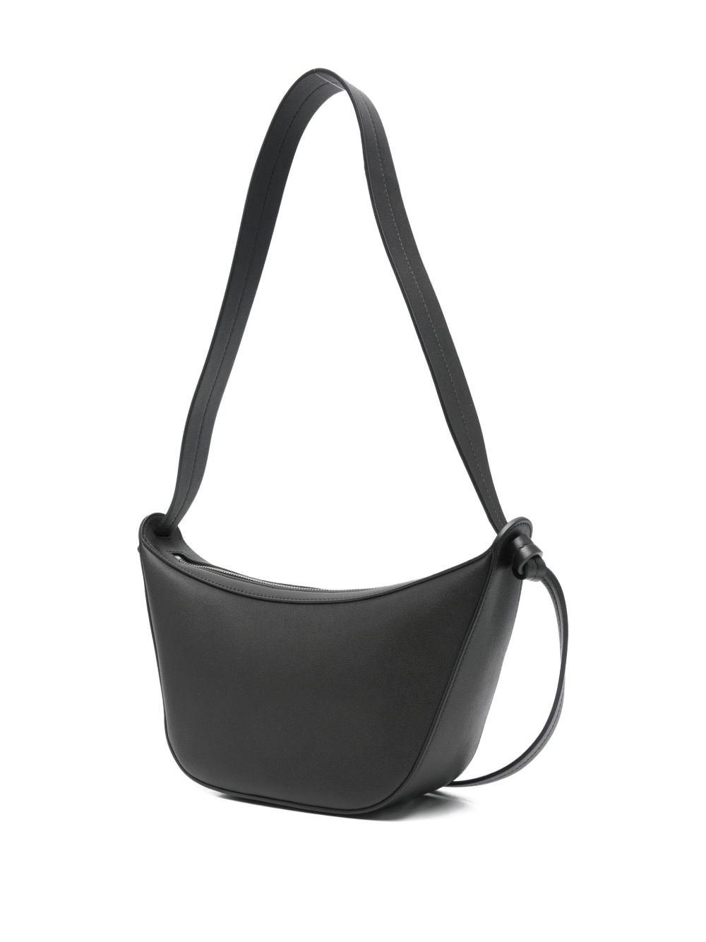 JIL SANDER Mini Leather Crossbody Handbag with Knotted Strap