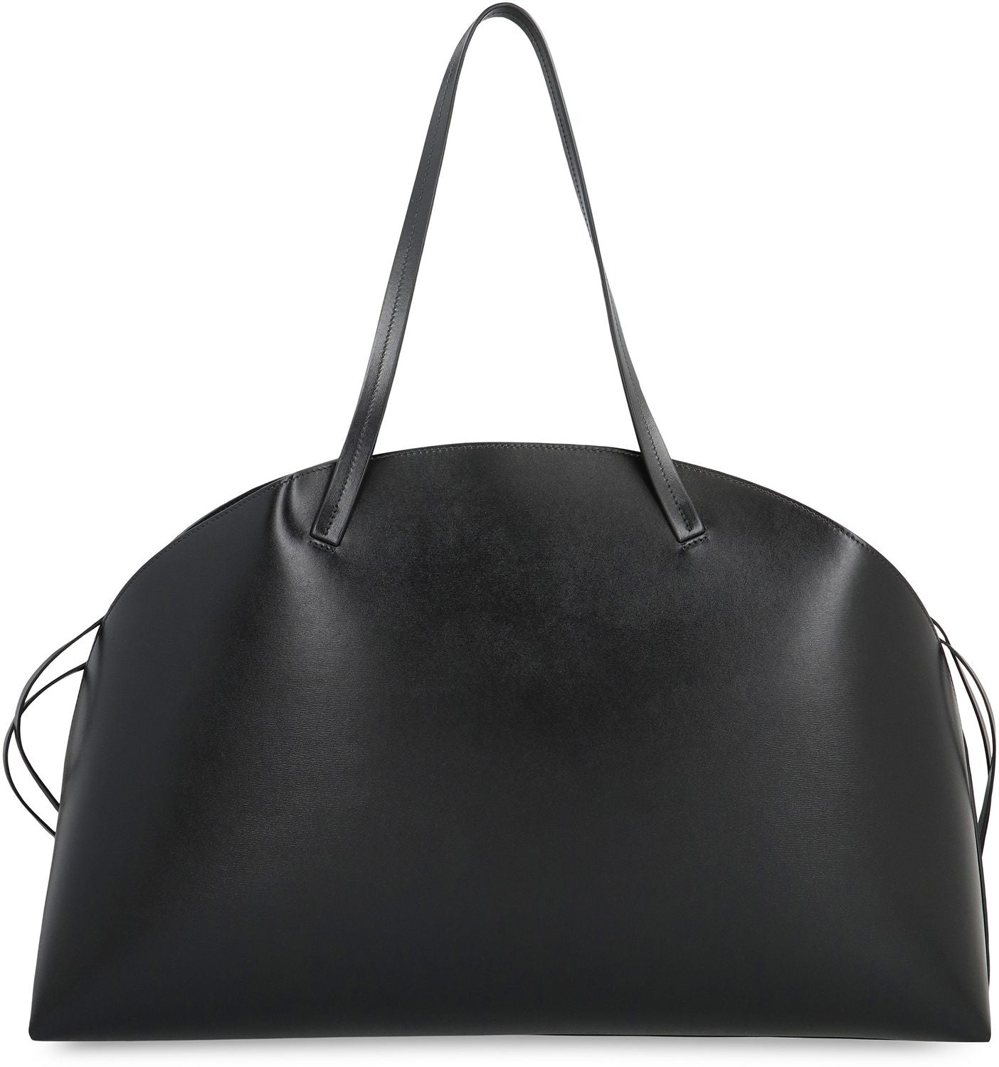 JIL SANDER Grande Leather Shoulder Handbag 51.5 CM x 33 CM