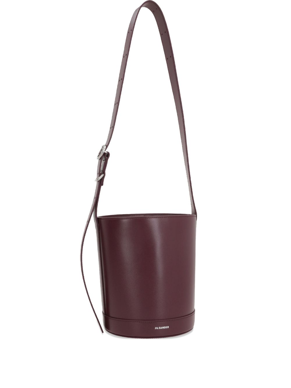 JIL SANDER Cannoli Bucket Handbag with Adjustable Shoulder Strap