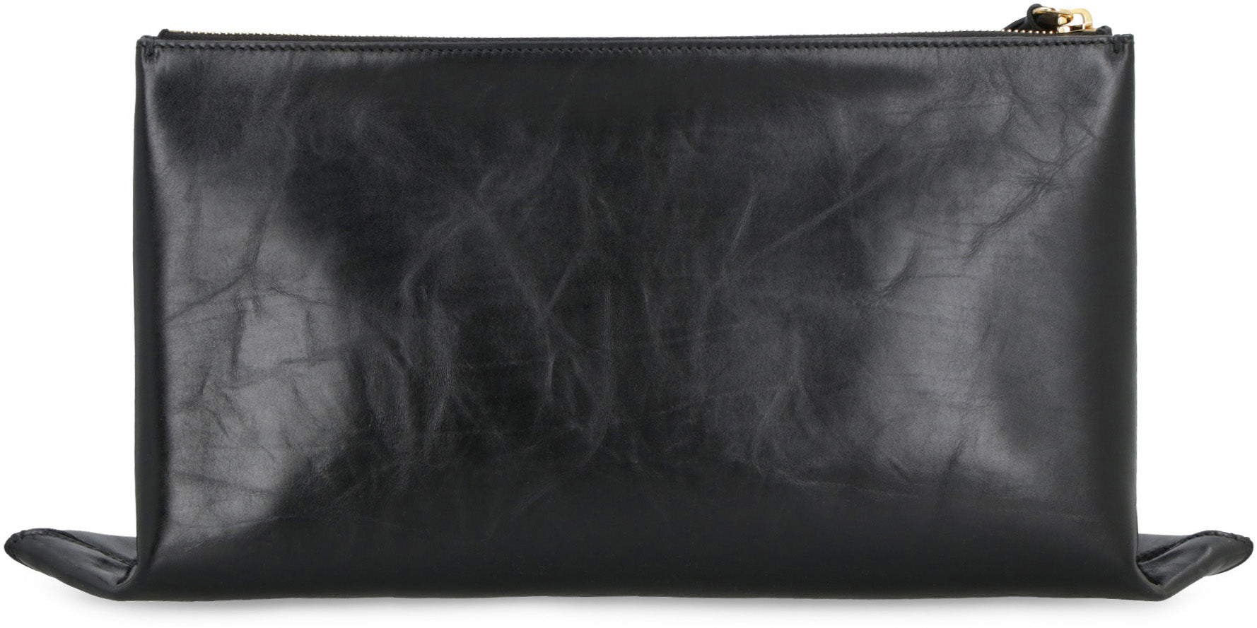 JIL SANDER Medium Leather Clutch