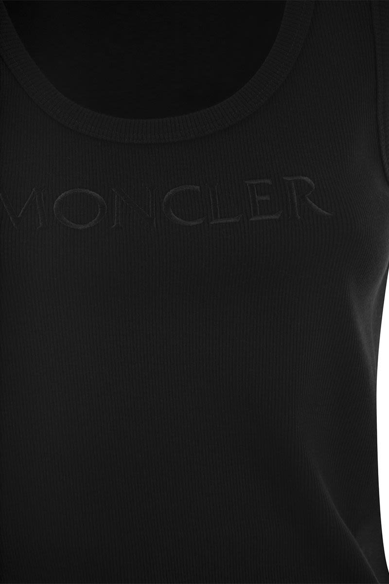 MONCLER Logo-Embroidered Slim Fit Sports Vest