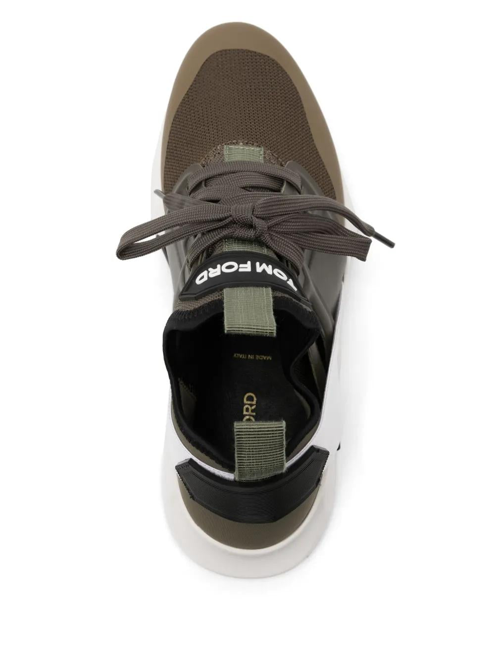 TOM FORD Lace-Up Multi-Panel Sneakers for Men