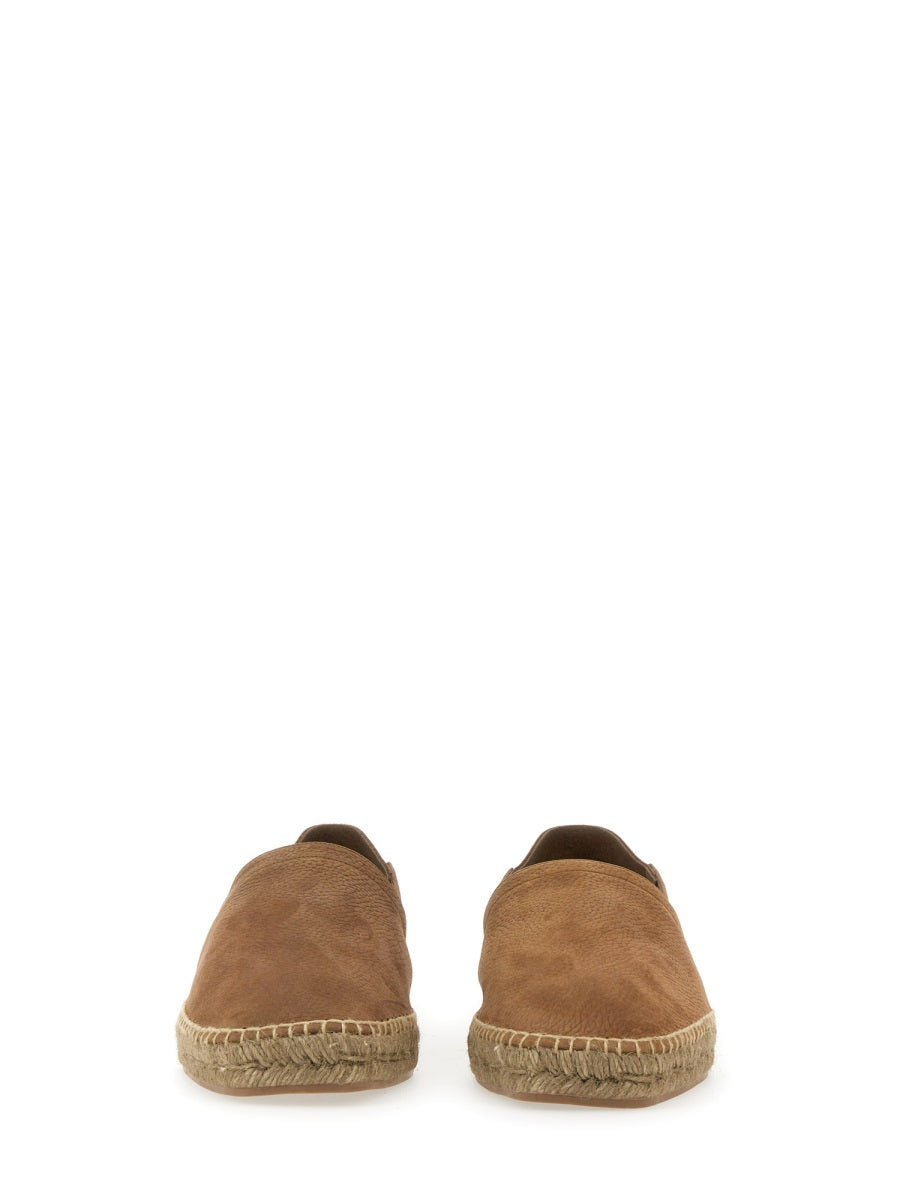 TOM FORD Men's Nubuck Espadrilles with 2 cm Sole