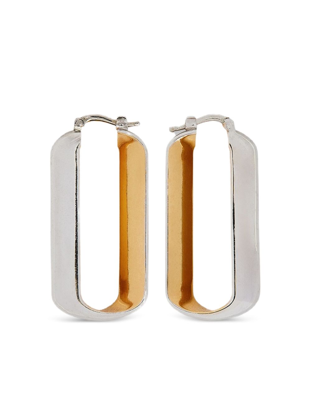 JIL SANDER Two-Tone Earrings