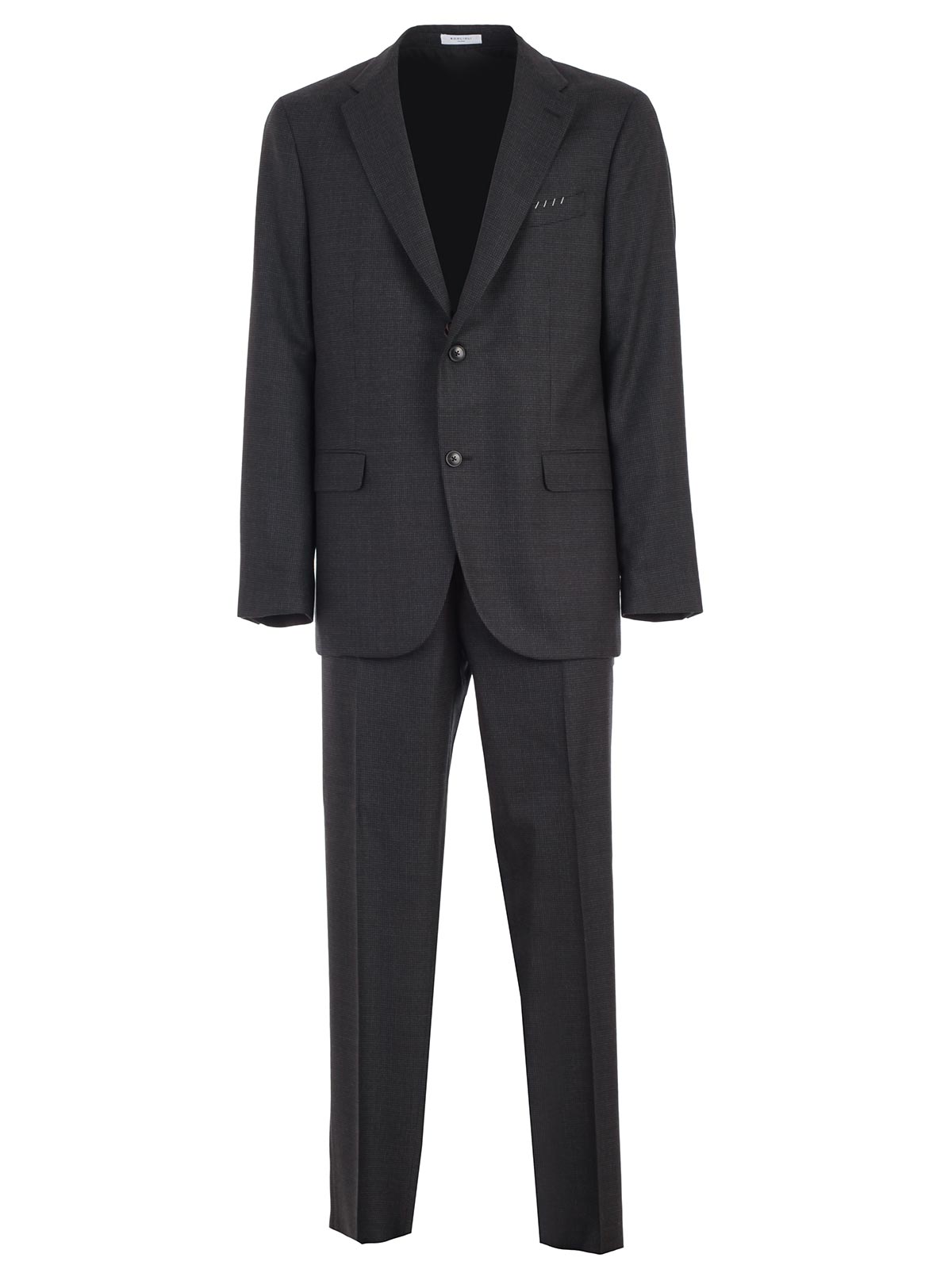 BOGLIOLI Men's Sophisticated Mini Square Wool Suit