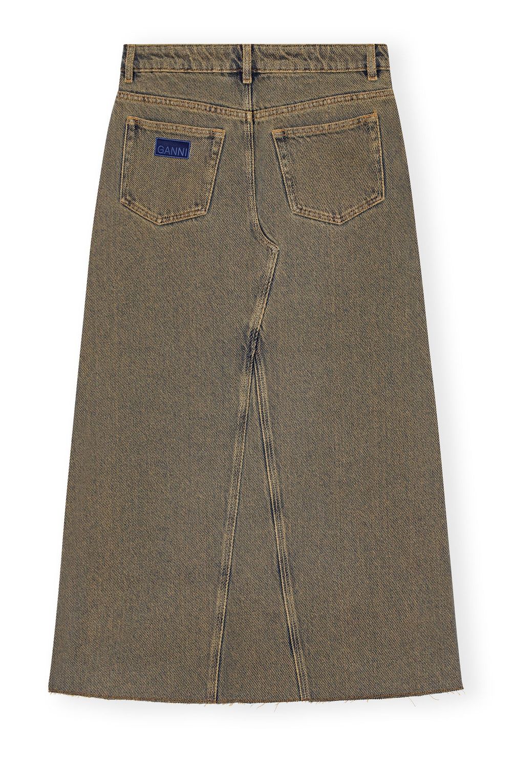 GANNI Maxi Skirt in 100% Organic Cotton - Size 38 FR