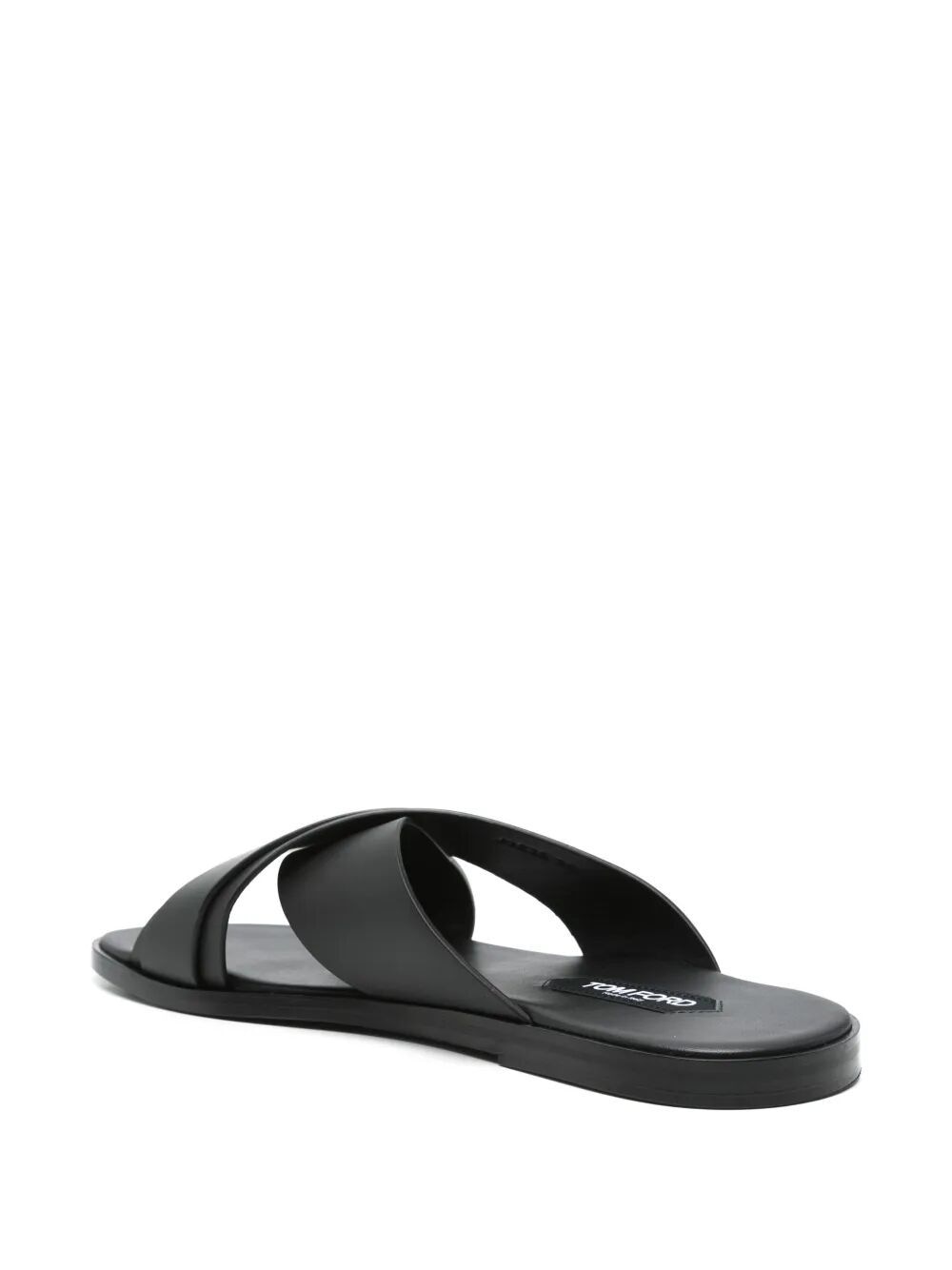 TOM FORD Preston Logo Perforated Slide Sandals for Men