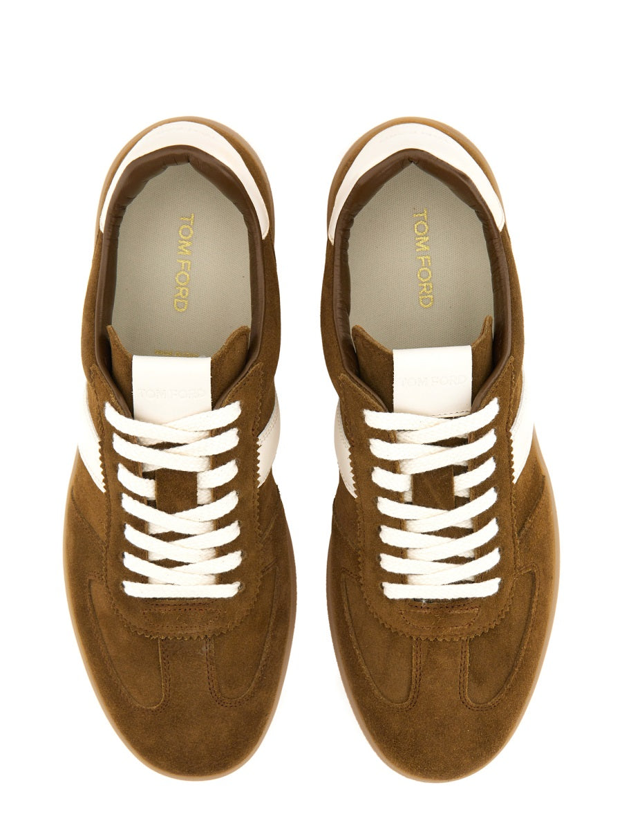 TOM FORD Men's Leather Flat Sneakers