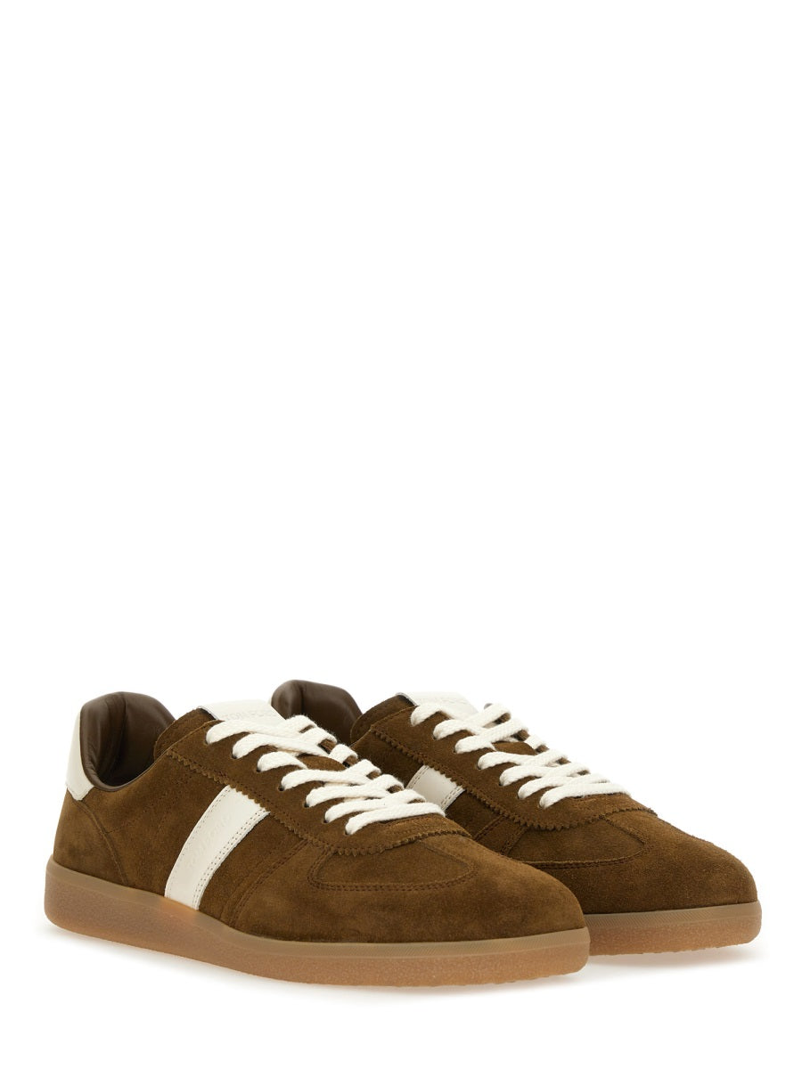 TOM FORD Men's Leather Flat Sneakers