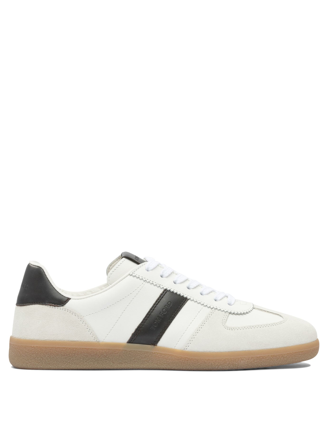 TOM FORD Archer Suede and Leather Sneaker