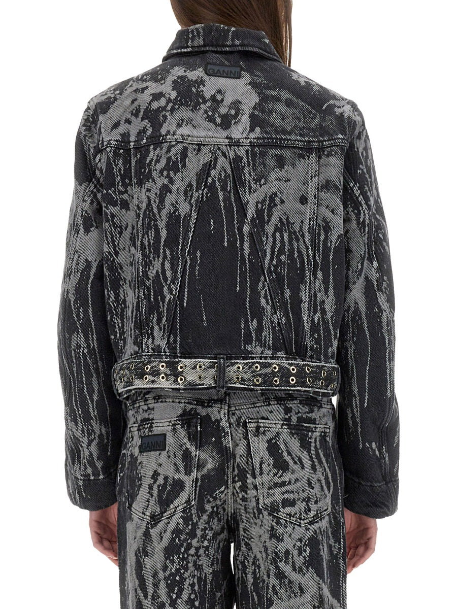 GANNI Heavy Denim Jacket - Size 36 FR