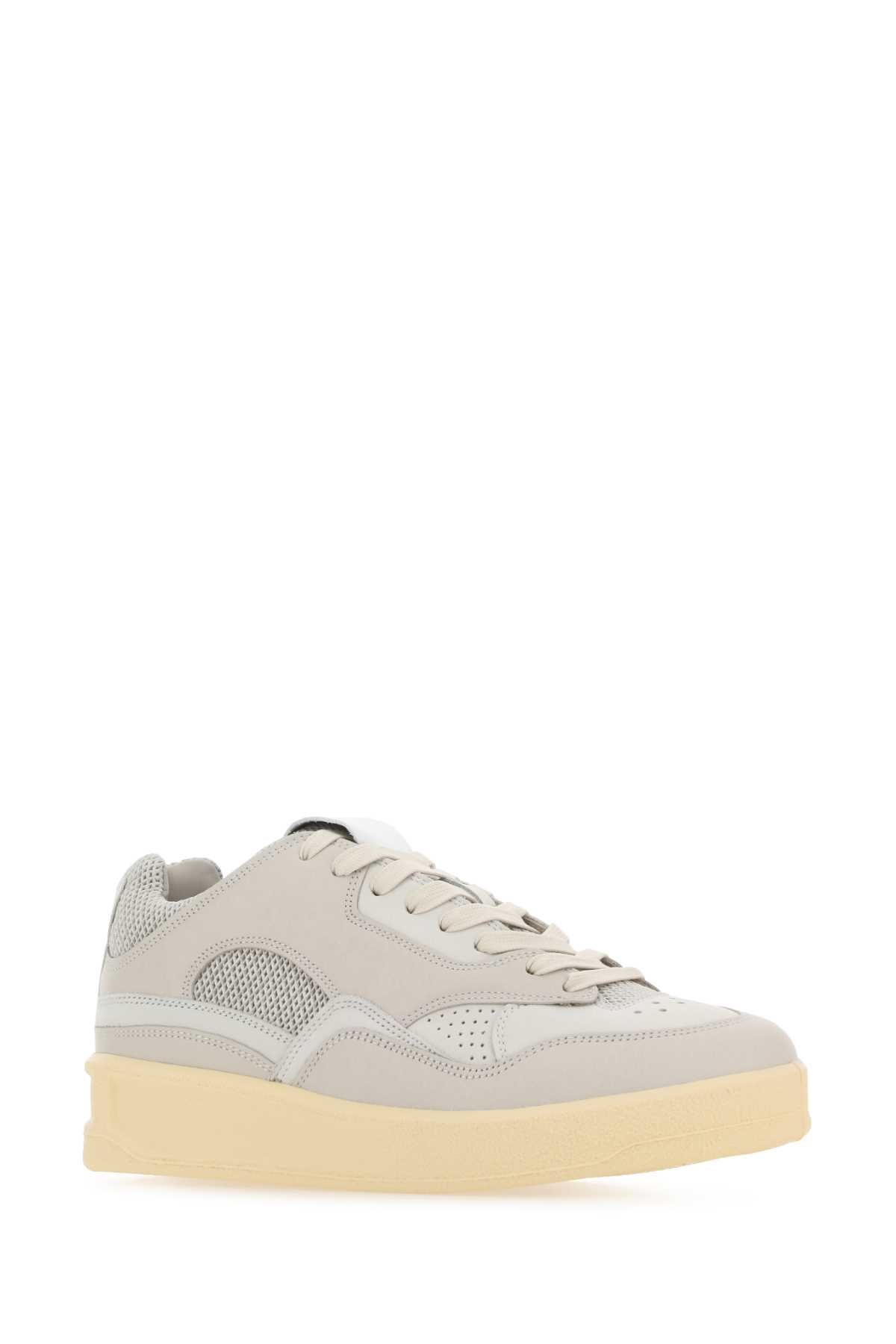JIL SANDER Canvas and Rubber Basket Sneaker for Women