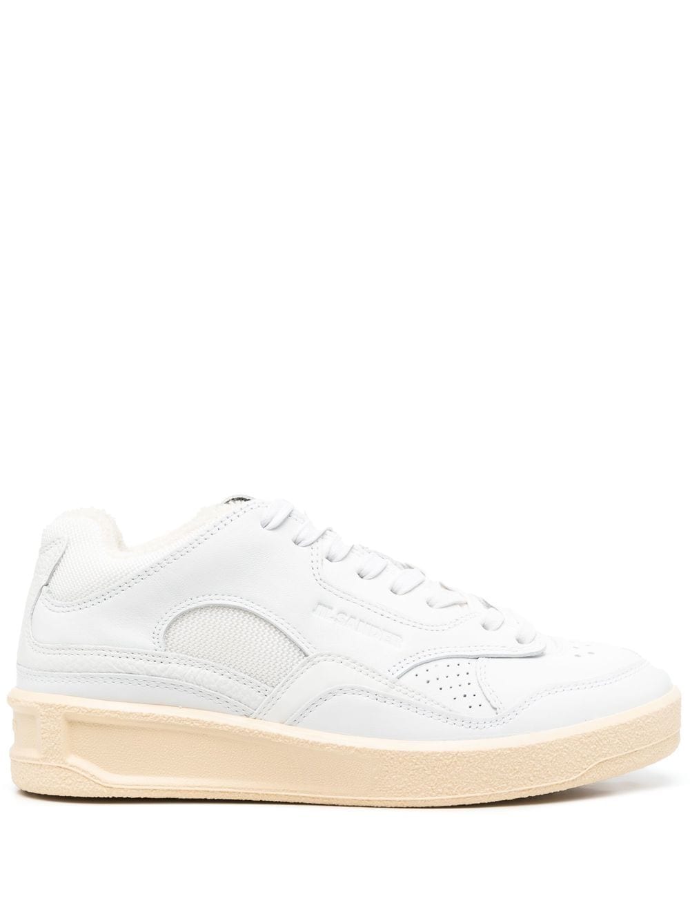 JIL SANDER Debossed-Logo Low-Top Sneaker for Women