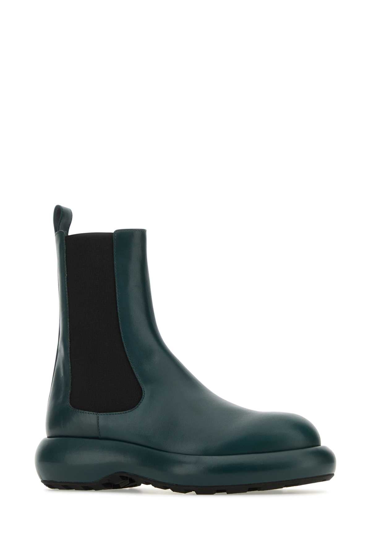 JIL SANDER Leather Chelsea Ankle Boots for Women
