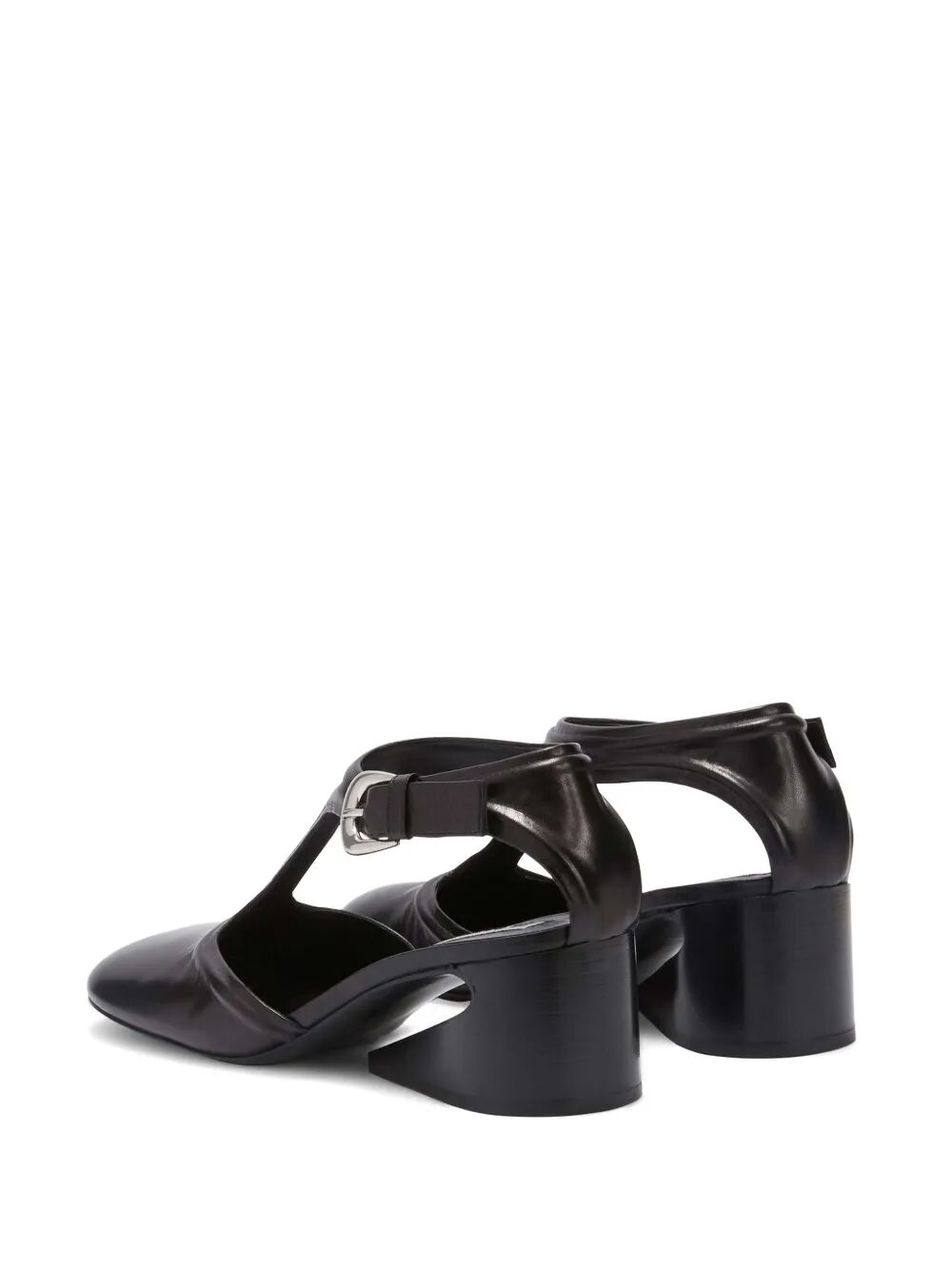 JIL SANDER Heeled Mary Jane Sandals