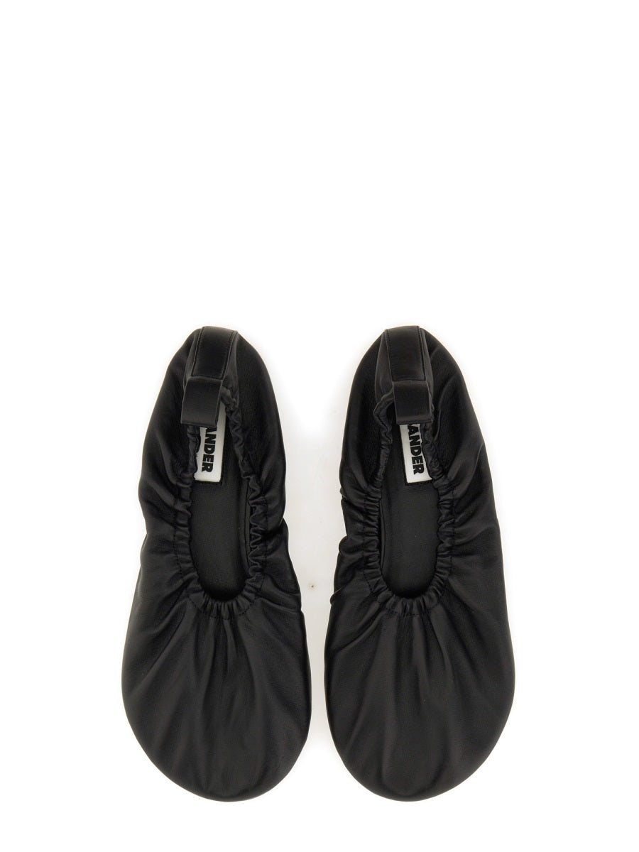 JIL SANDER Nappa Ballerina Flats for Women
