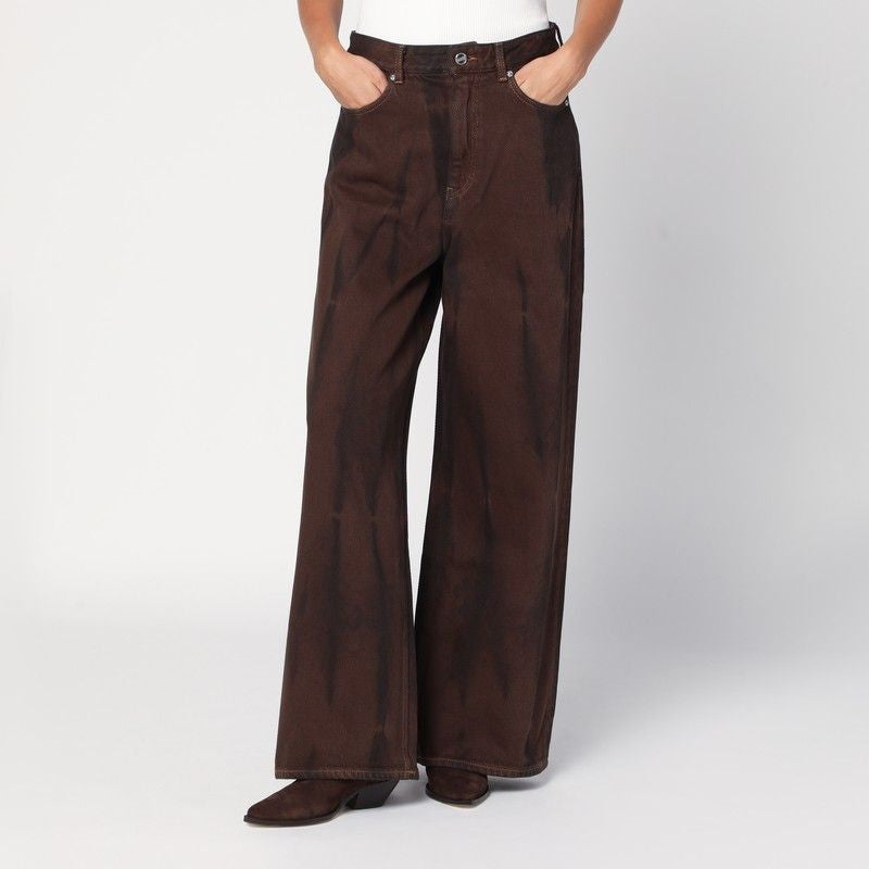 GANNI Wide-Leg High-Waisted Jeans for Women