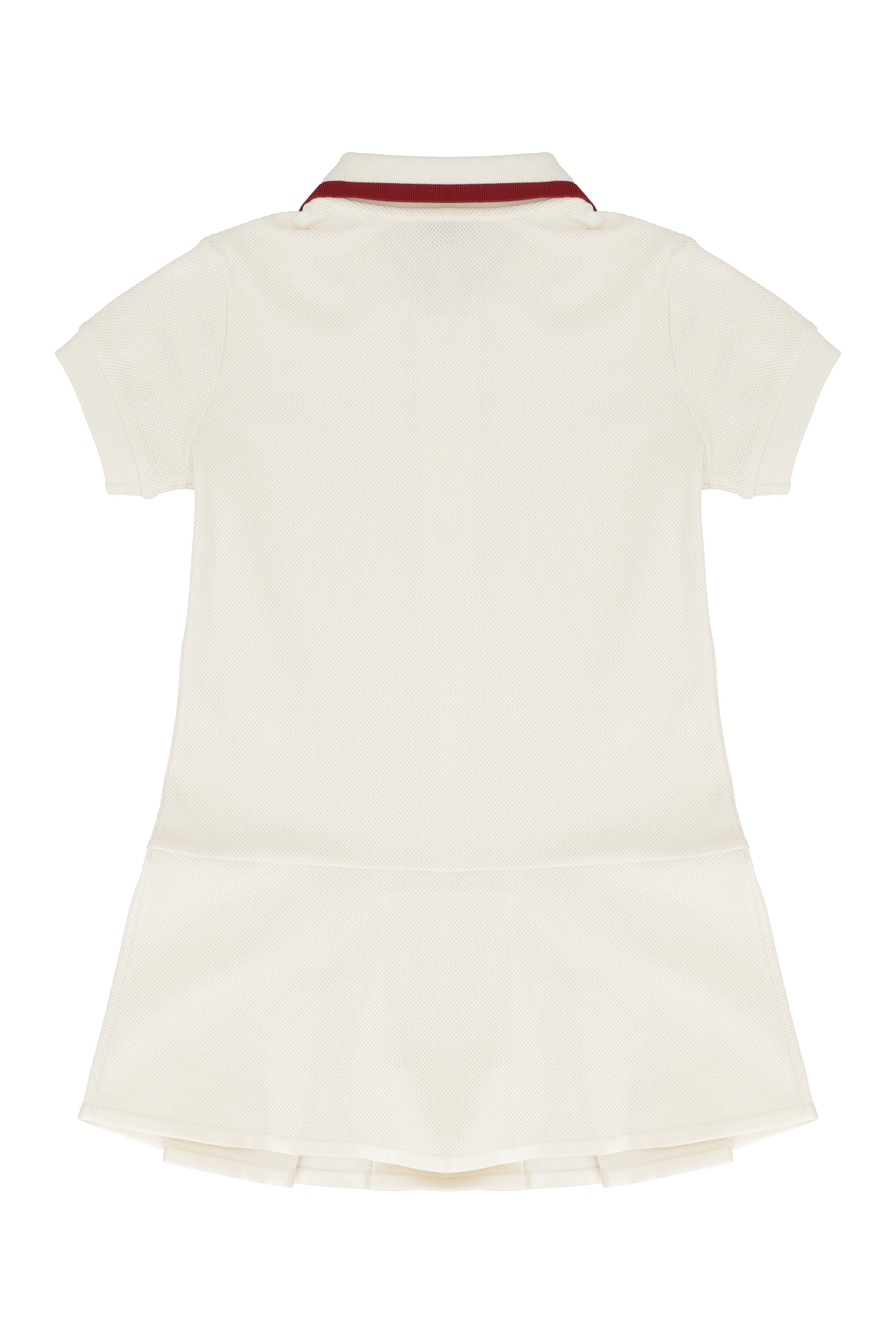 MONCLER KIDS Kids' Cotton Pique Polo Mini Dress