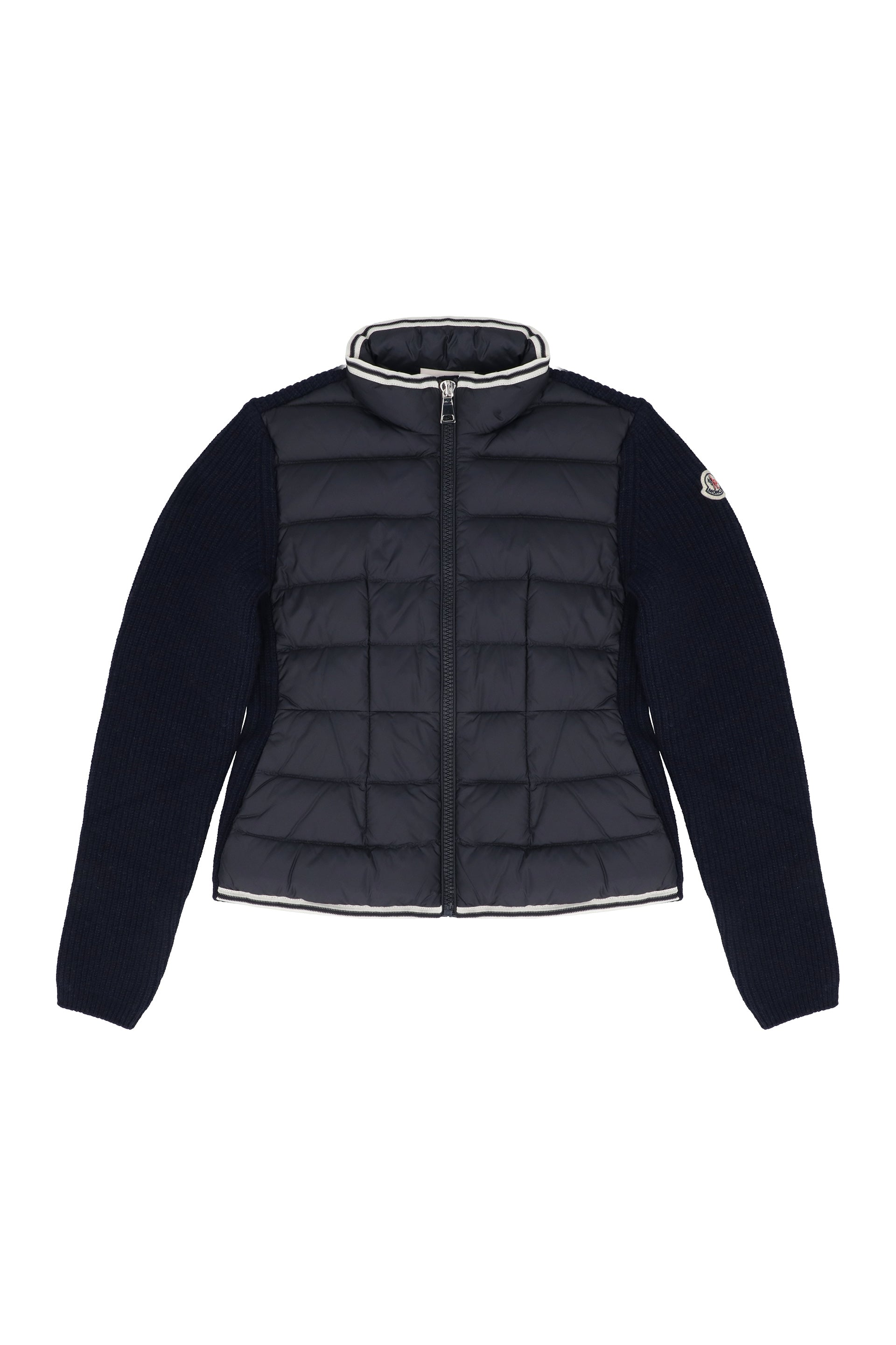 MONCLER KIDS Mini Girls' Cardigan with Padded Front Panel