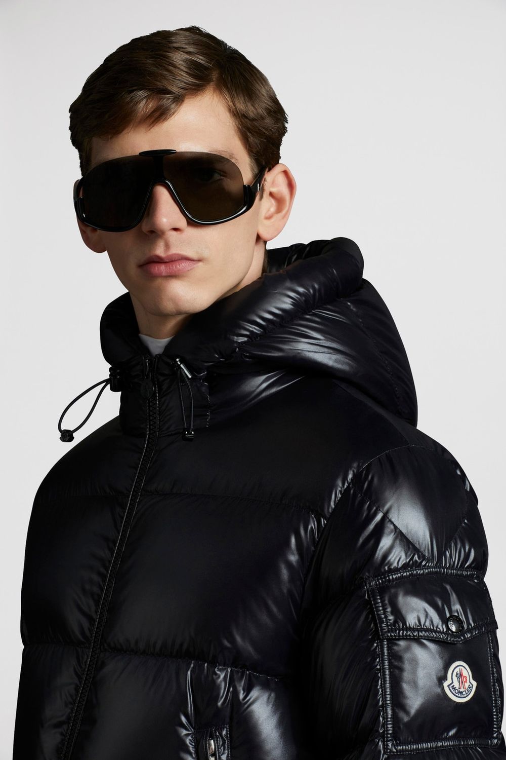 MONCLER Men's Leather Ecrins Jacket
