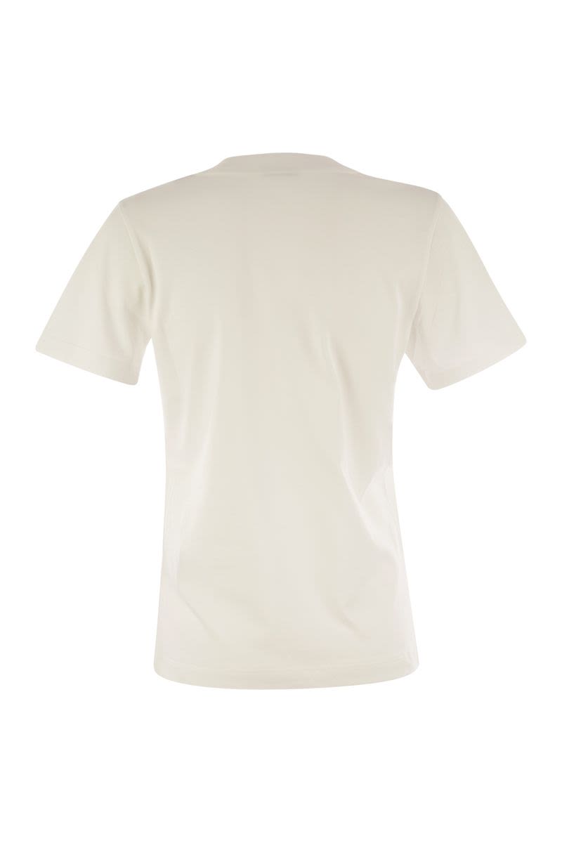 MONCLER Crystal Logo Slim Fit T-Shirt