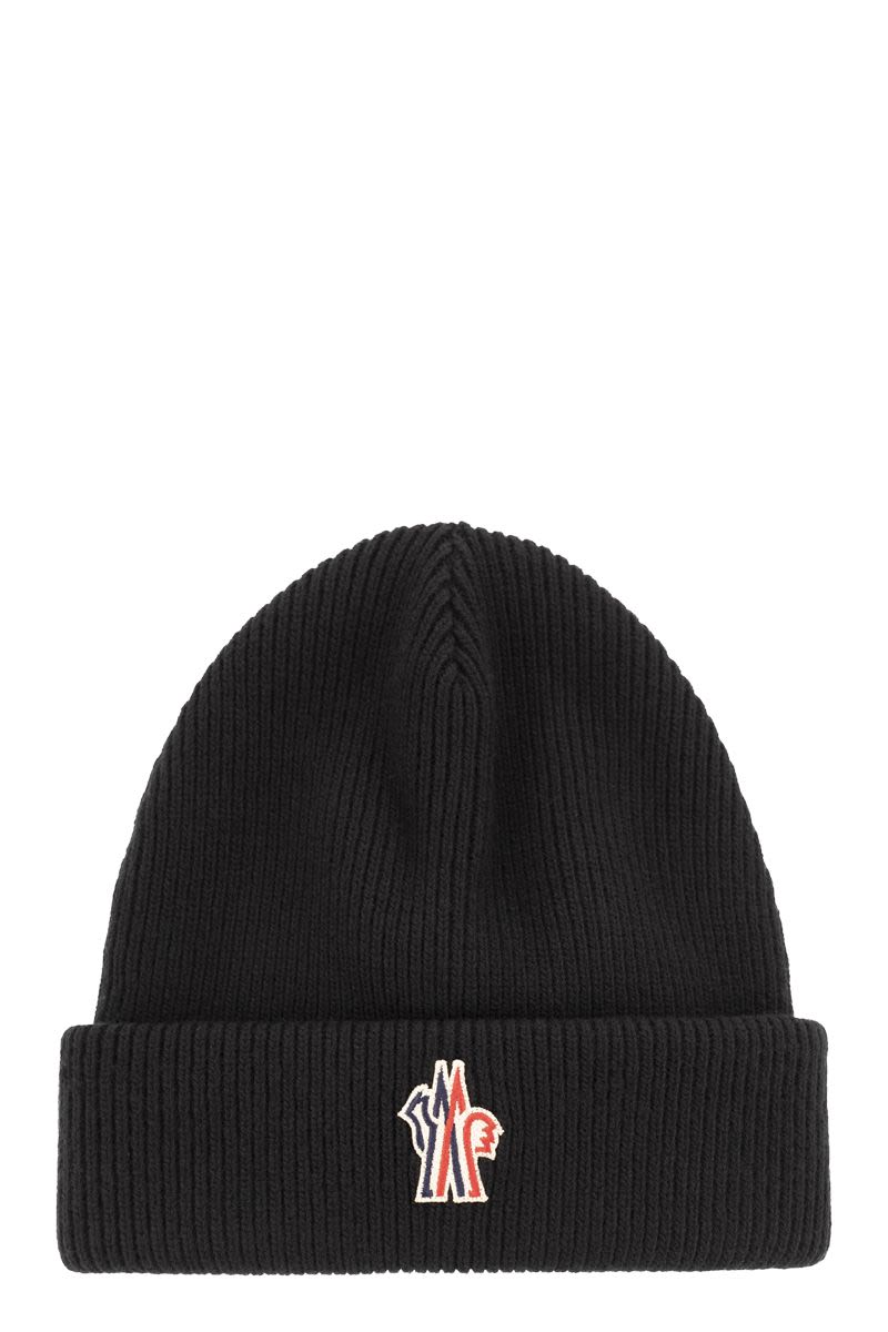 MONCLER GRENOBLE Wool Cap for Men - FW24 Collection