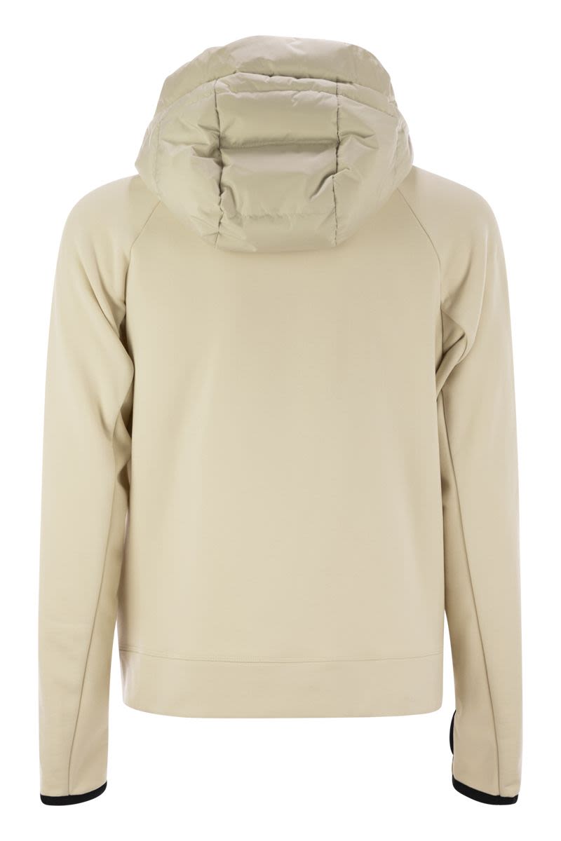 MONCLER GRENOBLE Padded Zip-Up Hoodie for Ski Enthusiasts