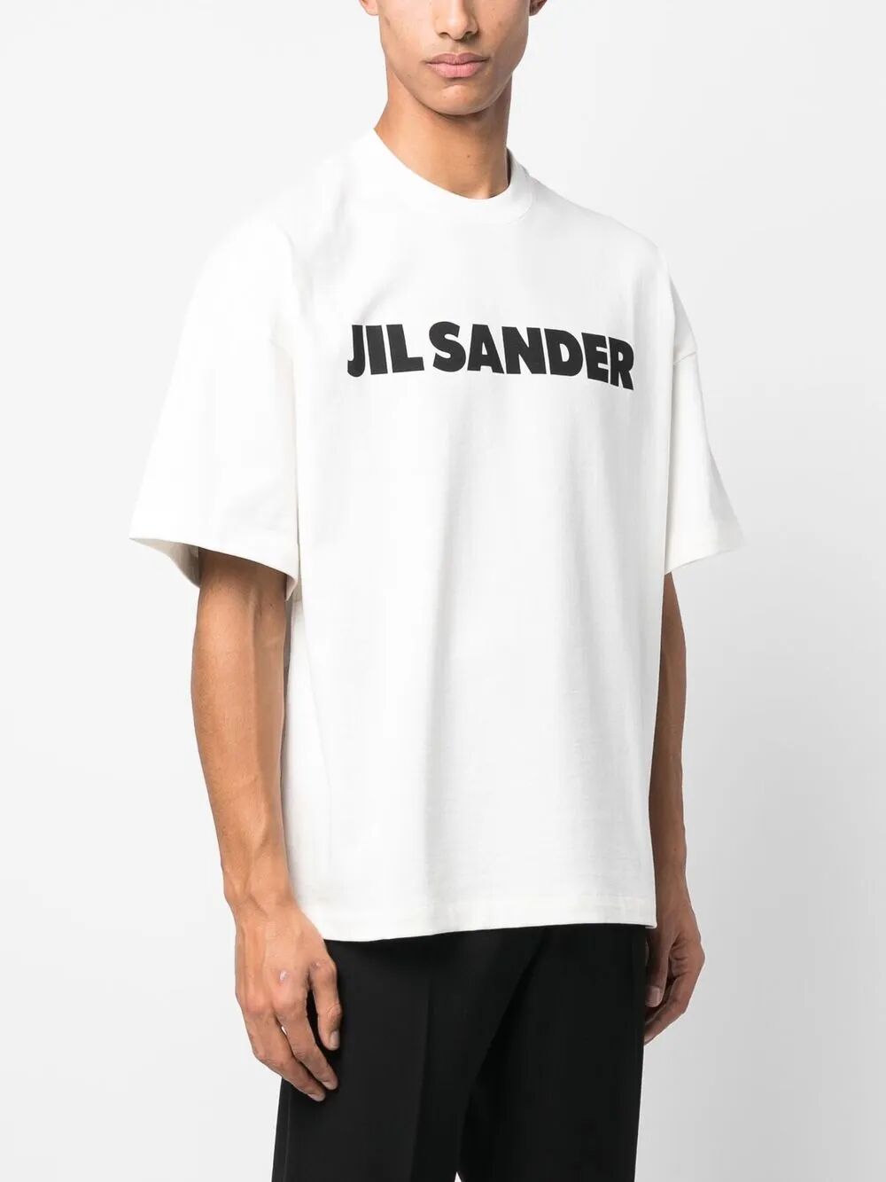 JIL SANDER Crewneck Short Sleeve T-Shirt for Men