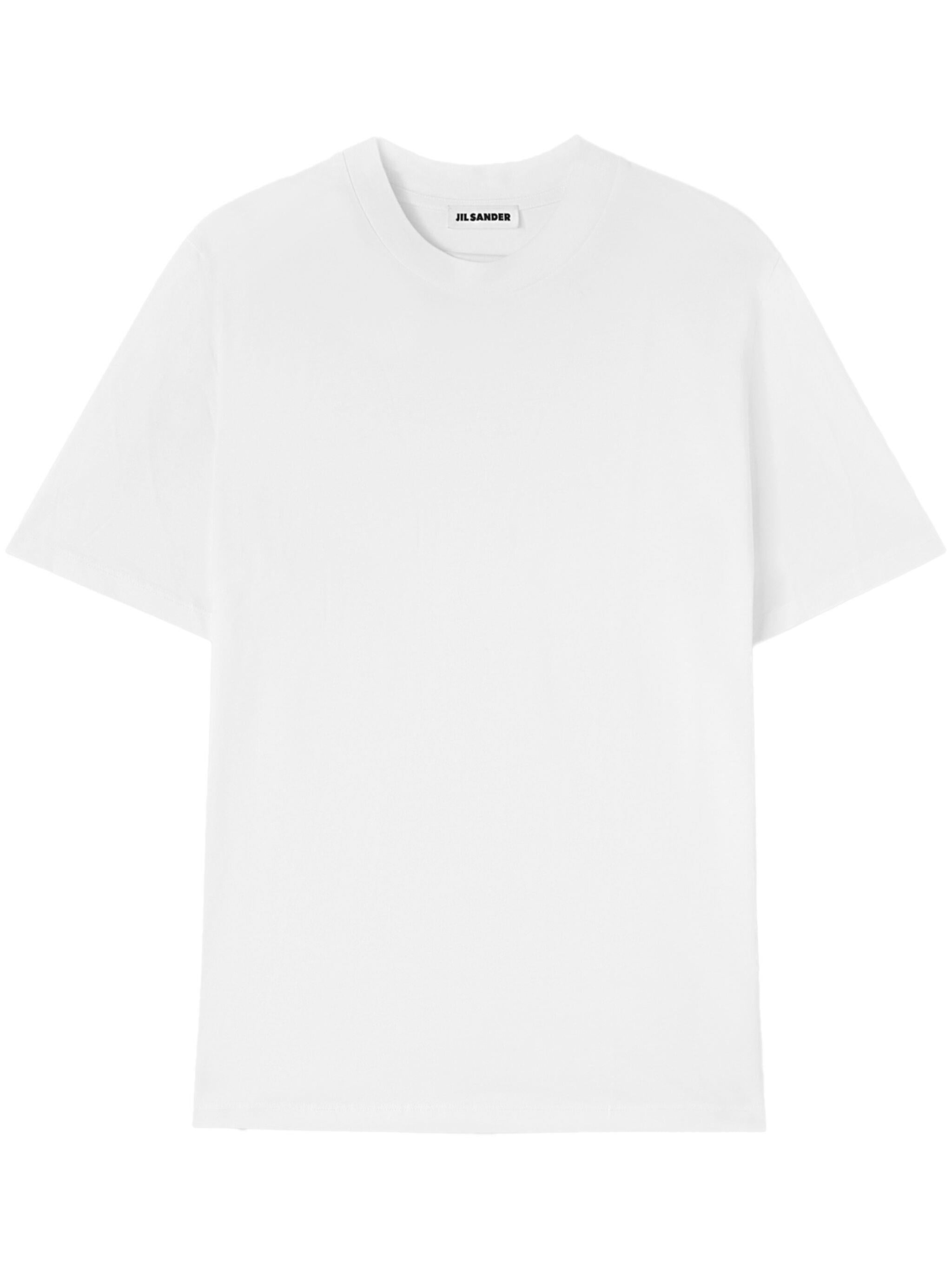 JIL SANDER Classic Short Sleeve Cotton T-Shirt for Men