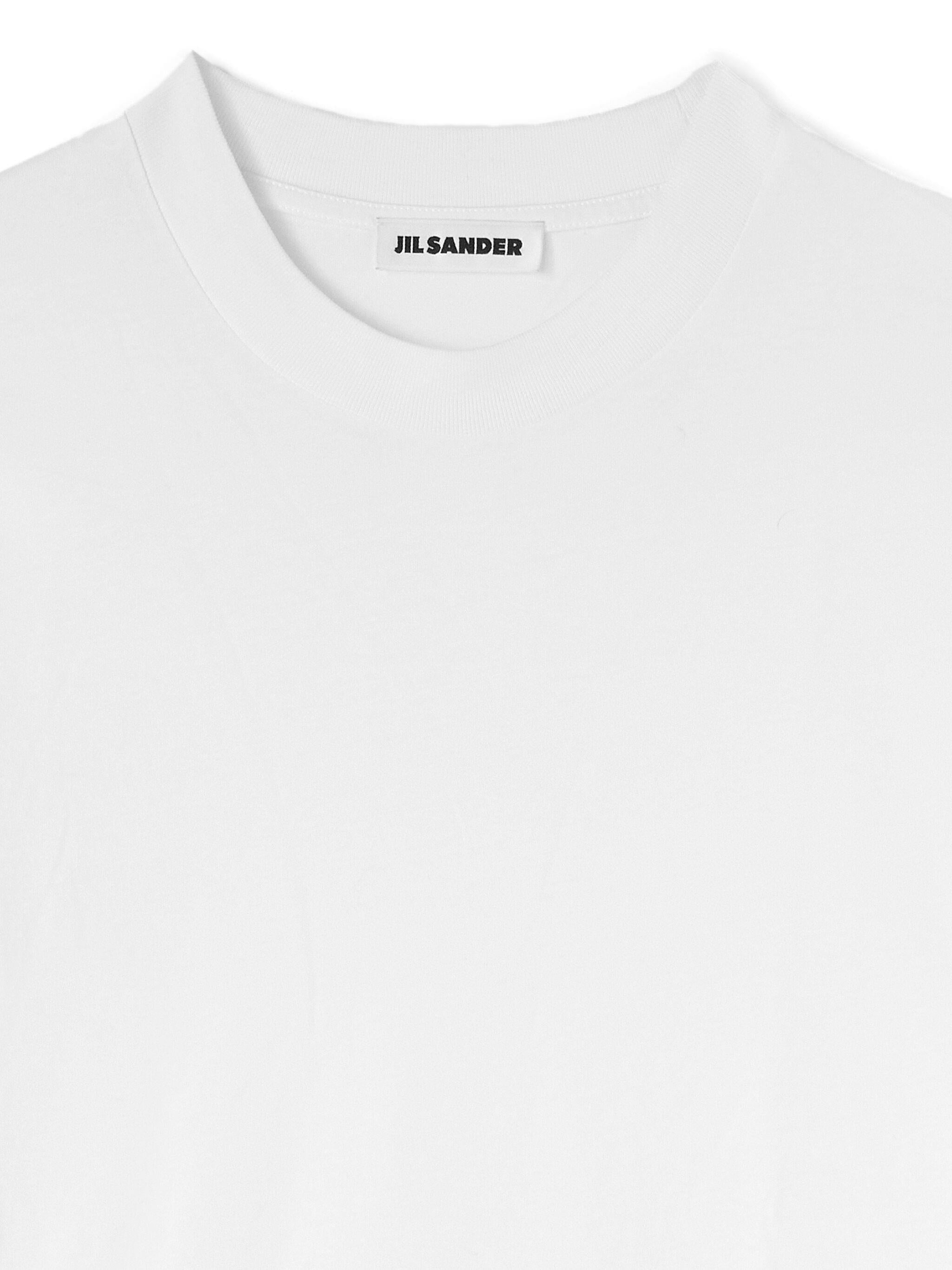 JIL SANDER Classic Short Sleeve Cotton T-Shirt for Men
