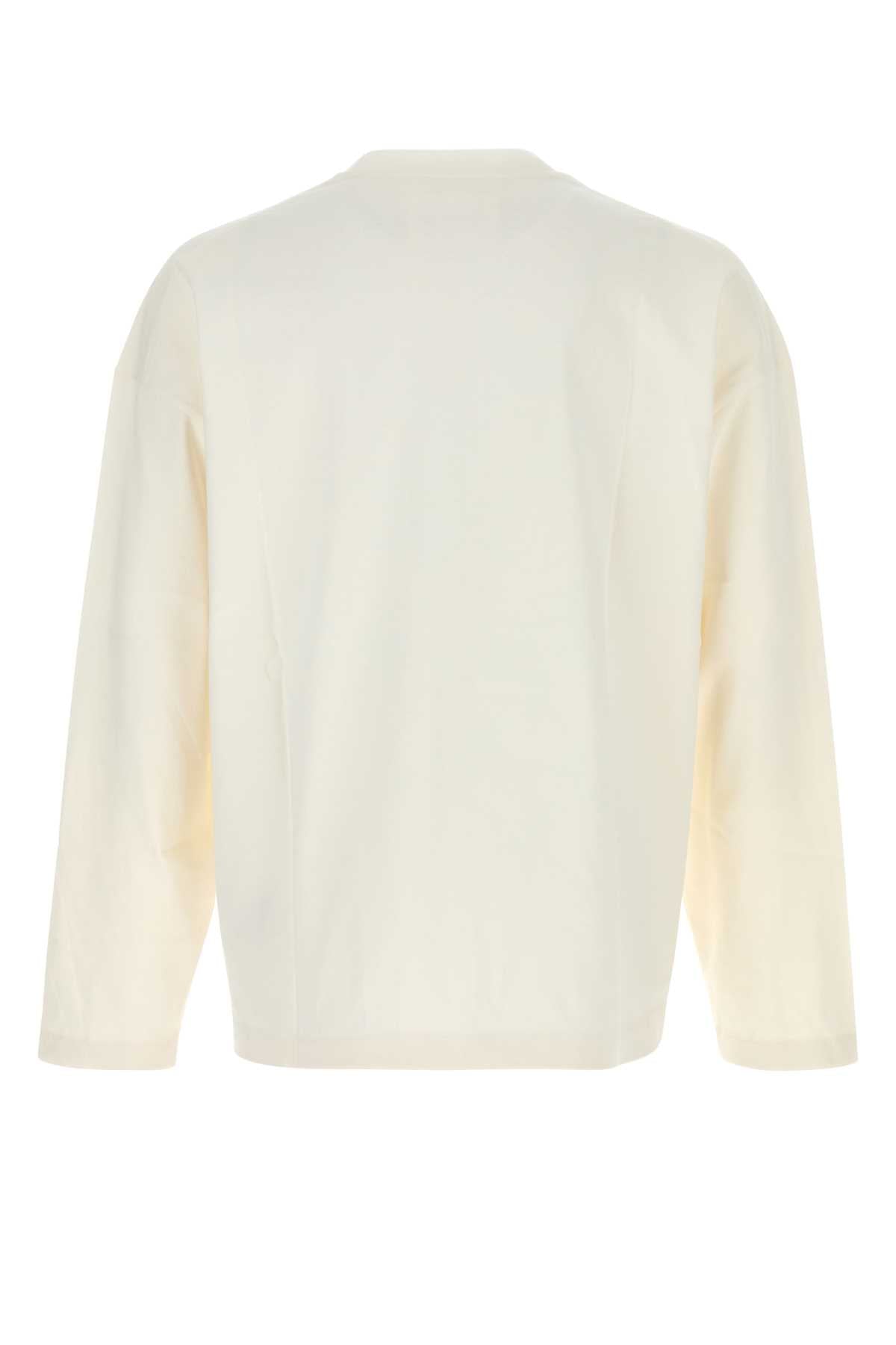 JIL SANDER Classic Cotton Long Sleeve T-Shirt for Men
