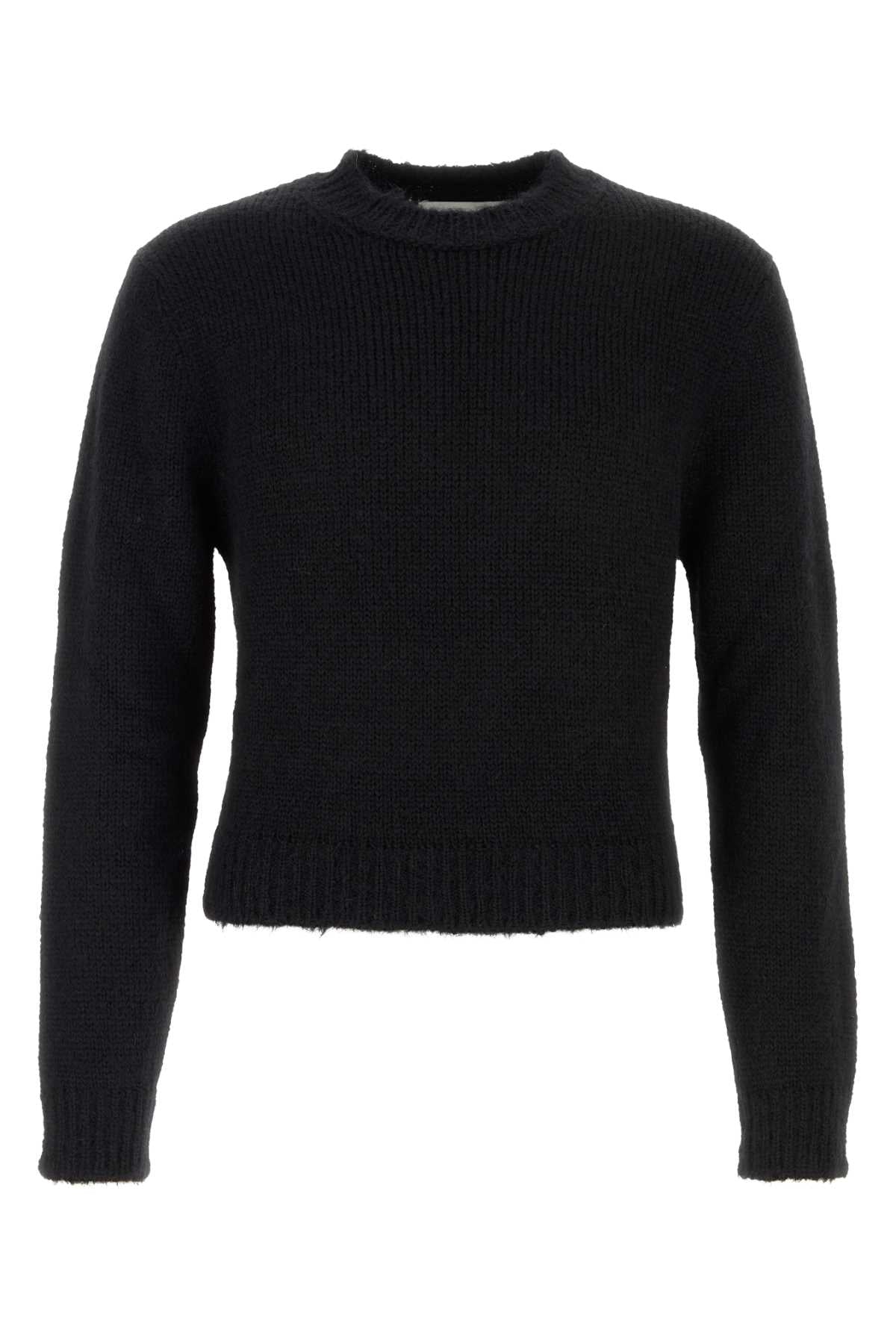 JIL SANDER Alpaca Blend Feather Embellished Sweater