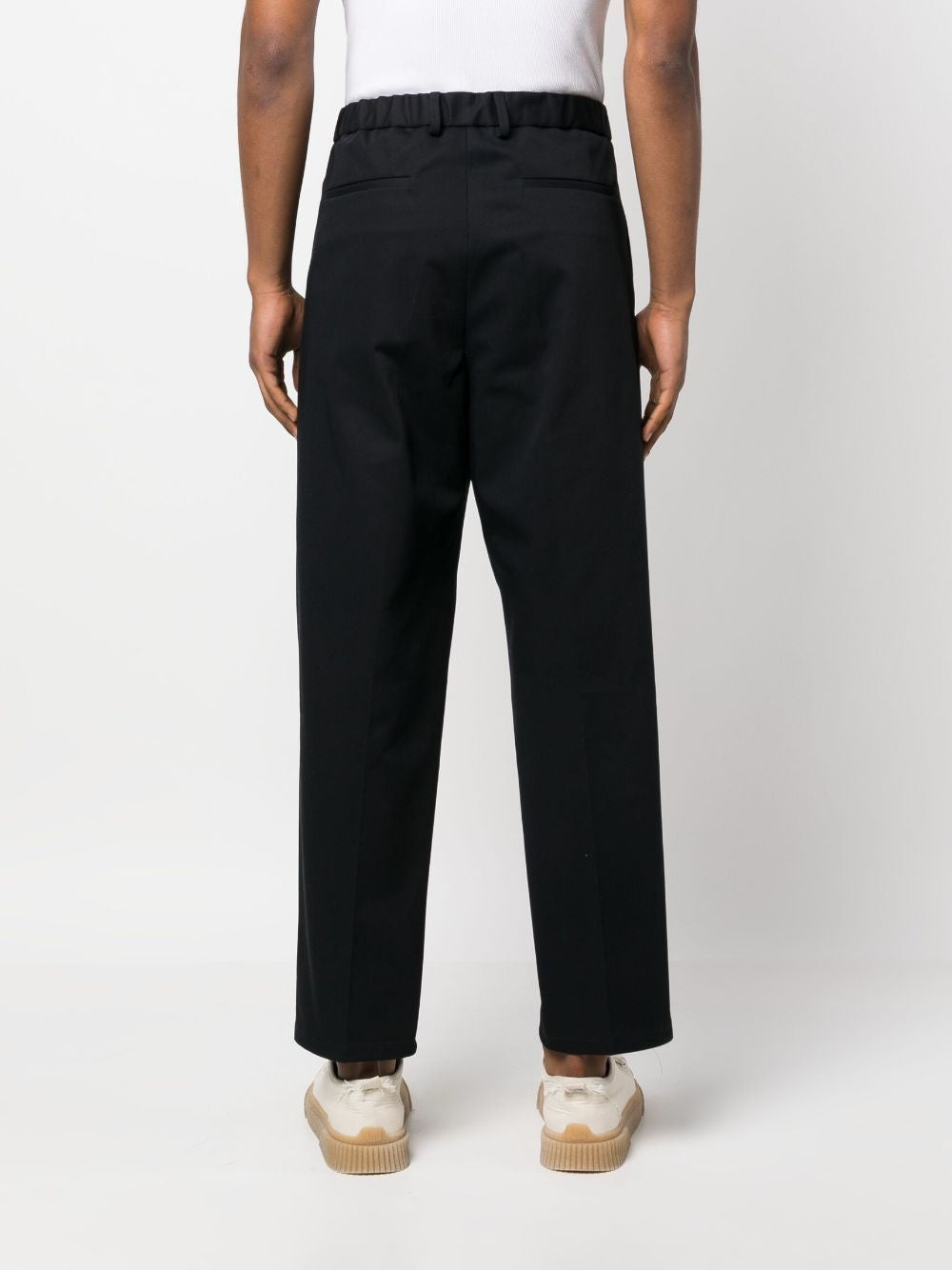 JIL SANDER Straight Leg Cotton Trousers for Women