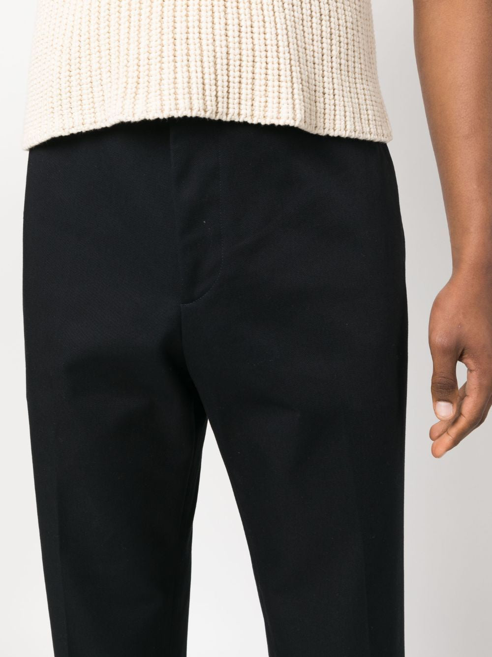 JIL SANDER Straight Leg Cotton Trousers for Women