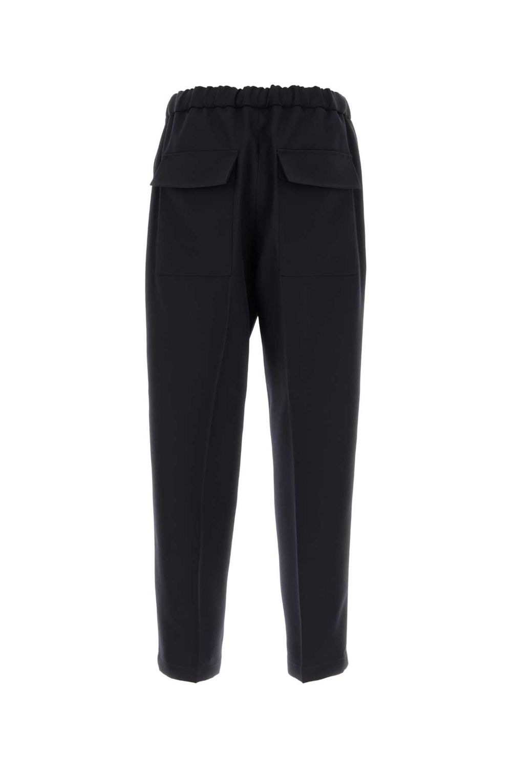 JIL SANDER Midnight Wool Pants for Men - Size D