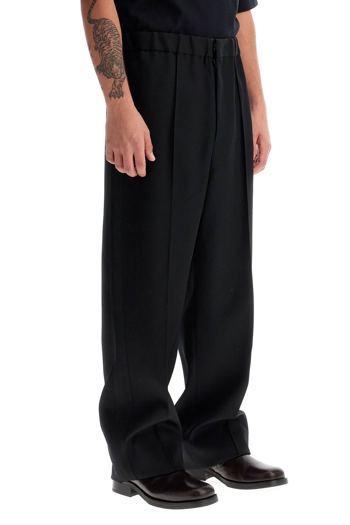 JIL SANDER Men's Wool Trousers - Fall/Winter 2024