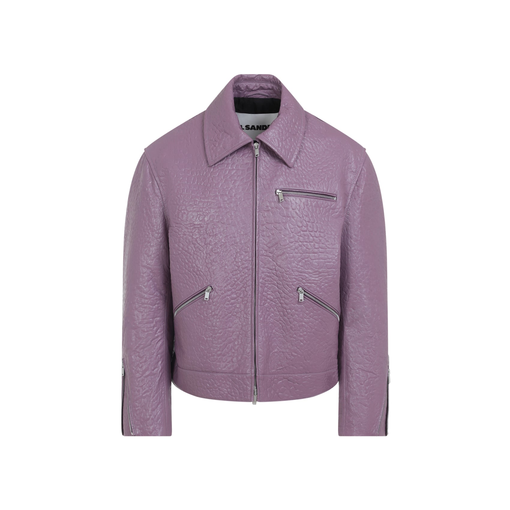 JIL SANDER Men's Leather Blouson Jacket