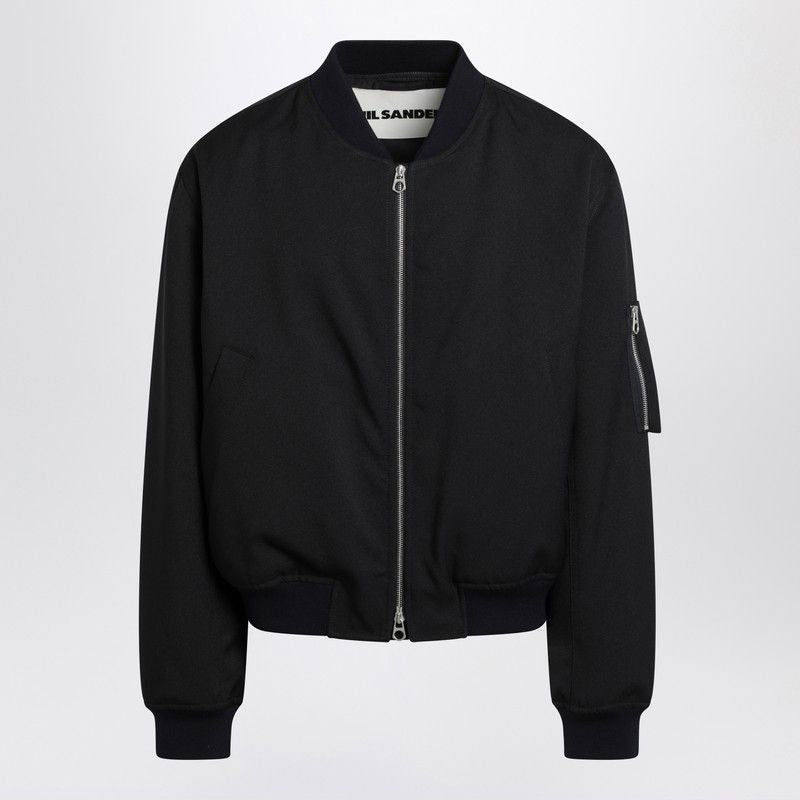JIL SANDER Men's Zipped Bomber Jacket