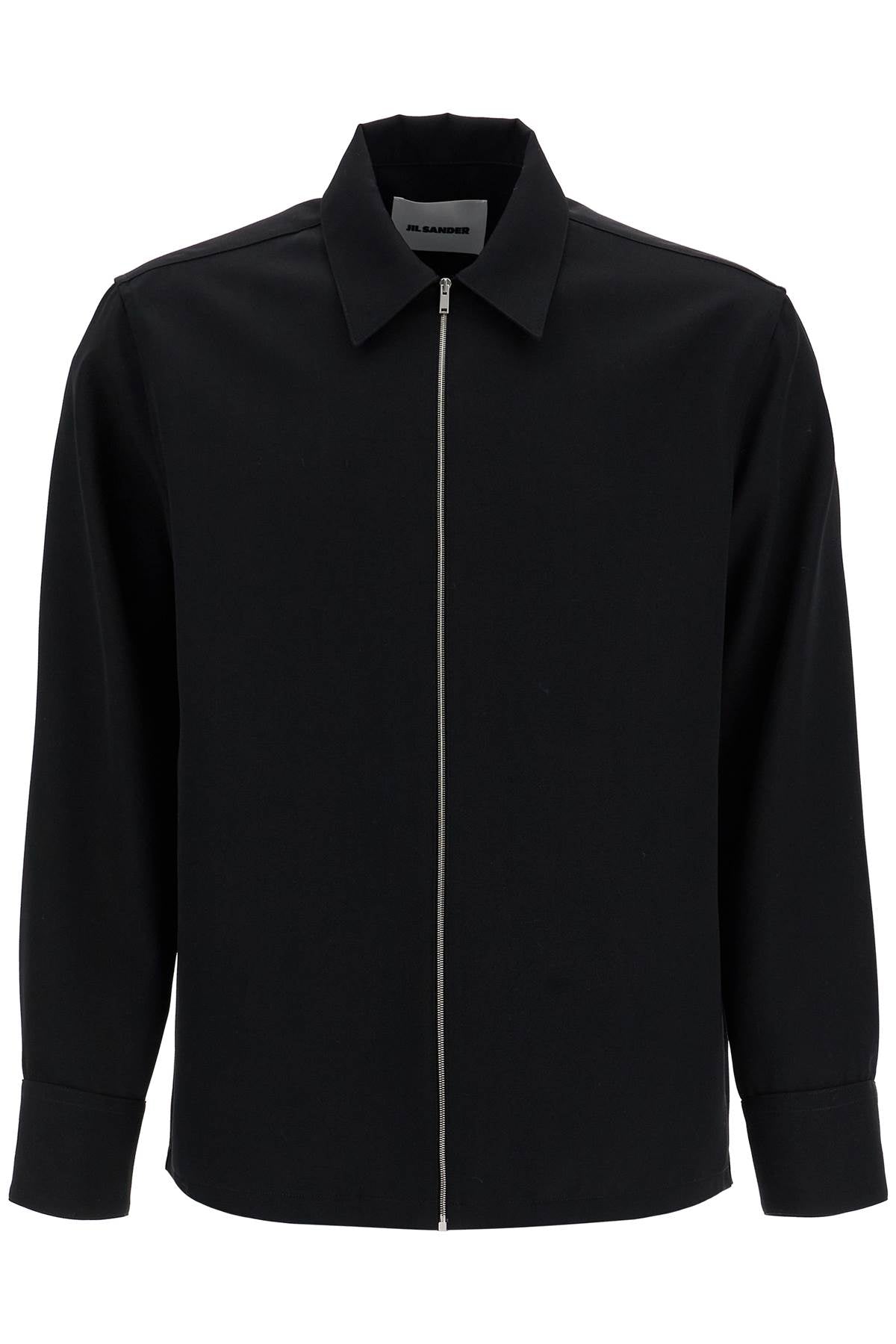 JIL SANDER Men's Gabardine Shirt - FW25 Collection