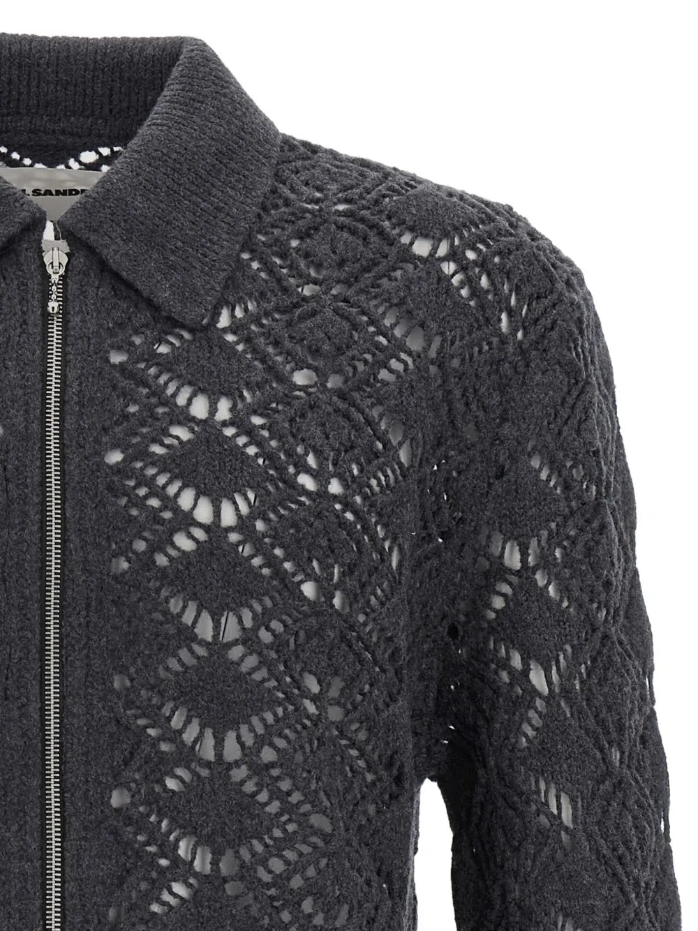 JIL SANDER Men's Zip Up Shirt