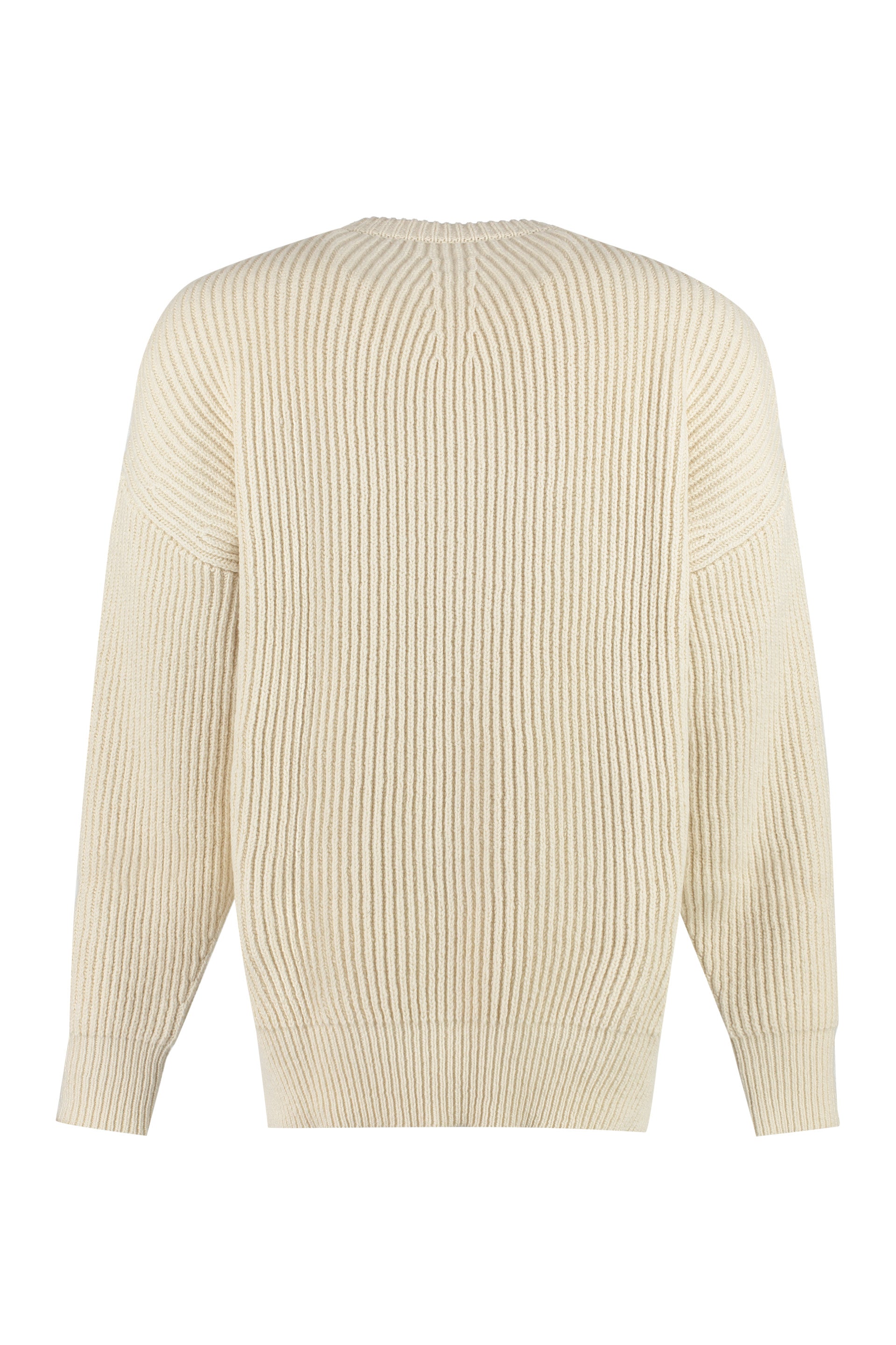 JIL SANDER Men's Cotton and Wool Blend Sweater