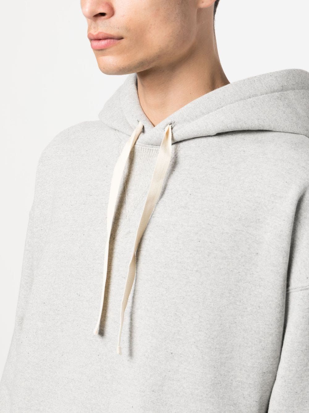 JIL SANDER Relaxed Cotton Cashmere Hoodie for Men
