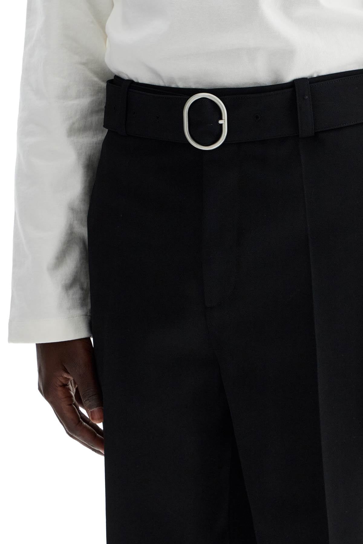 JIL SANDER Men's Wool Trousers - Season SS25