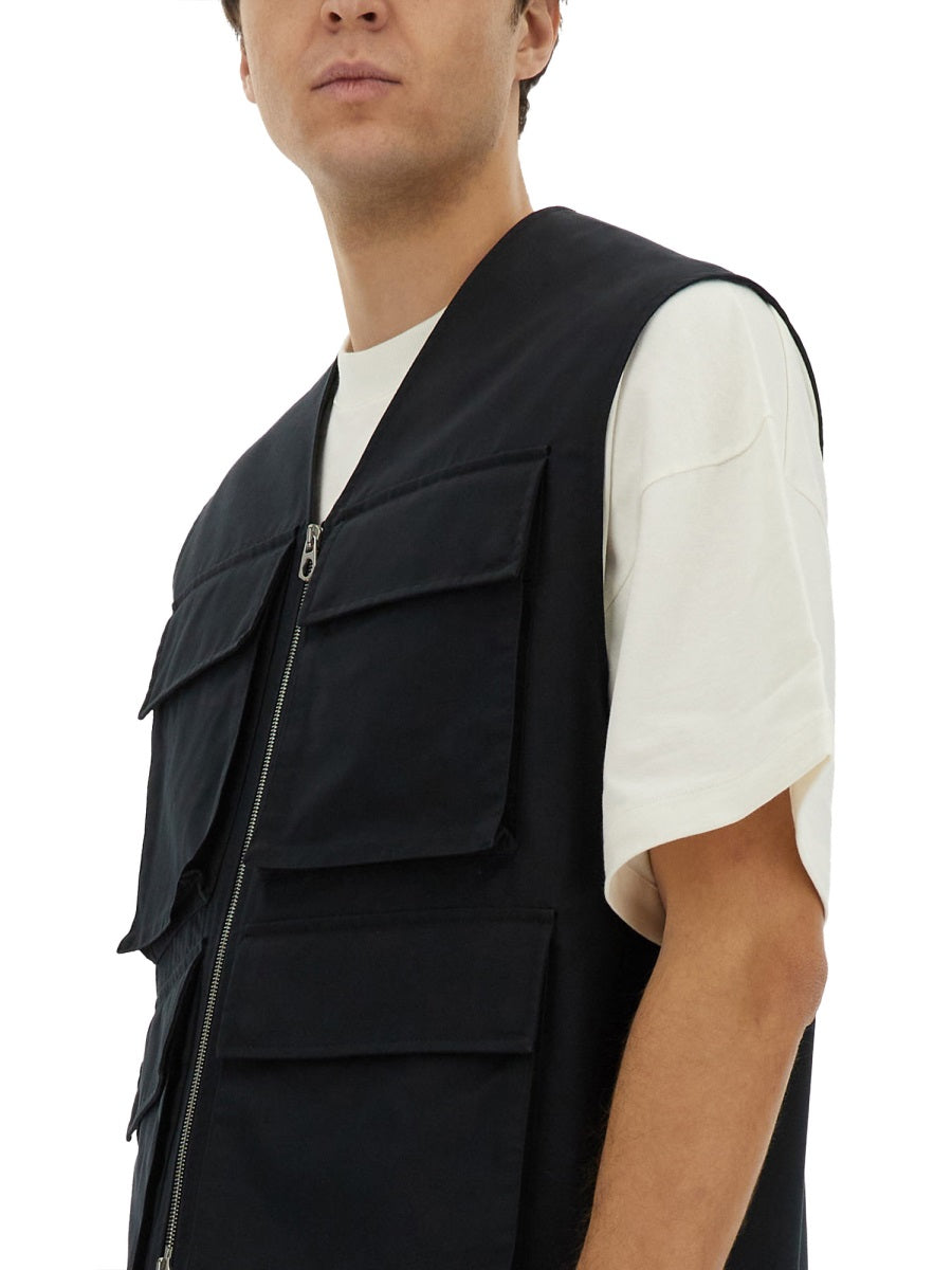 JIL SANDER Cargo Vest - Size L