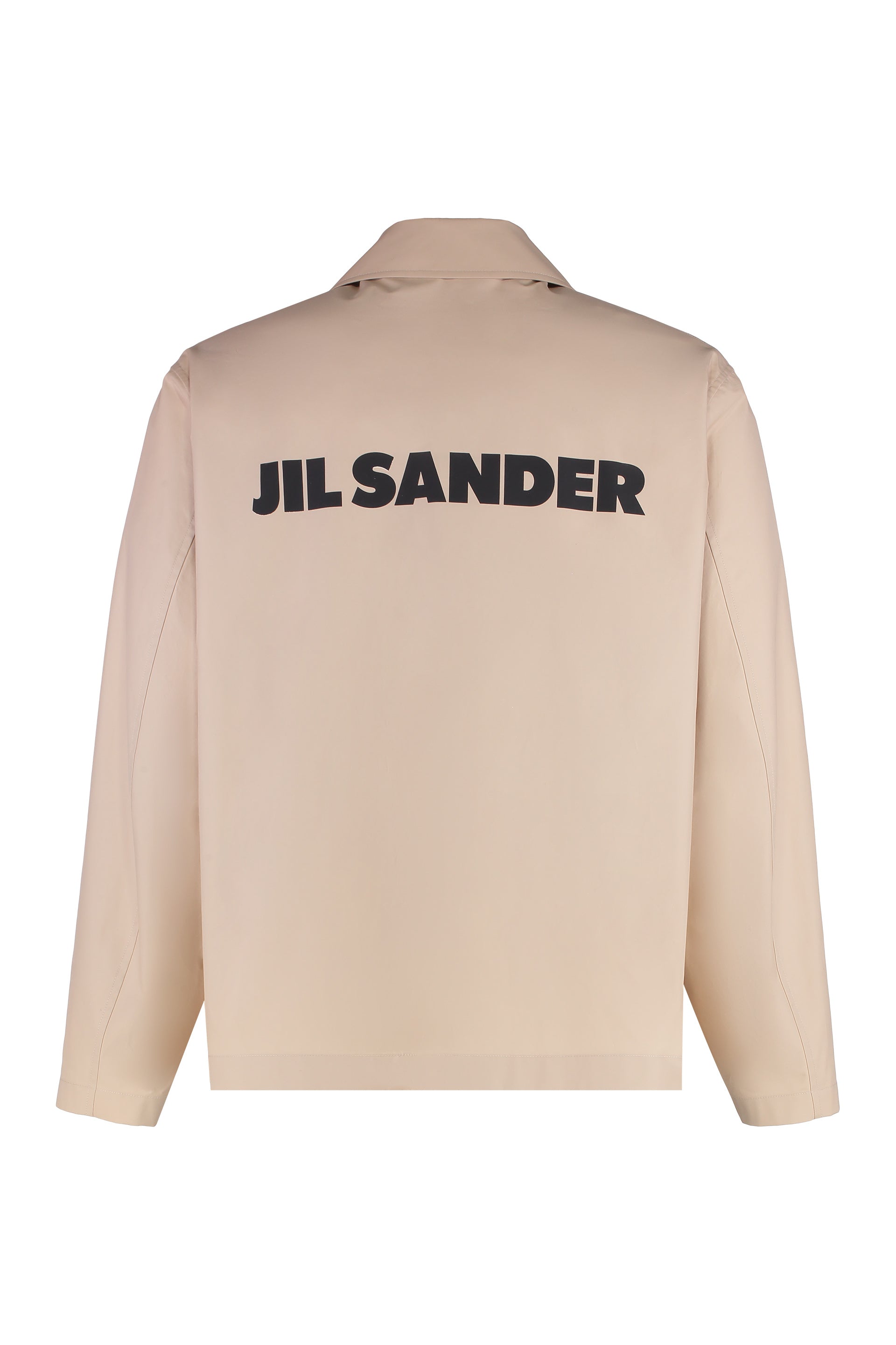 JIL SANDER Boxy Fit Button-Front Cotton Jacket