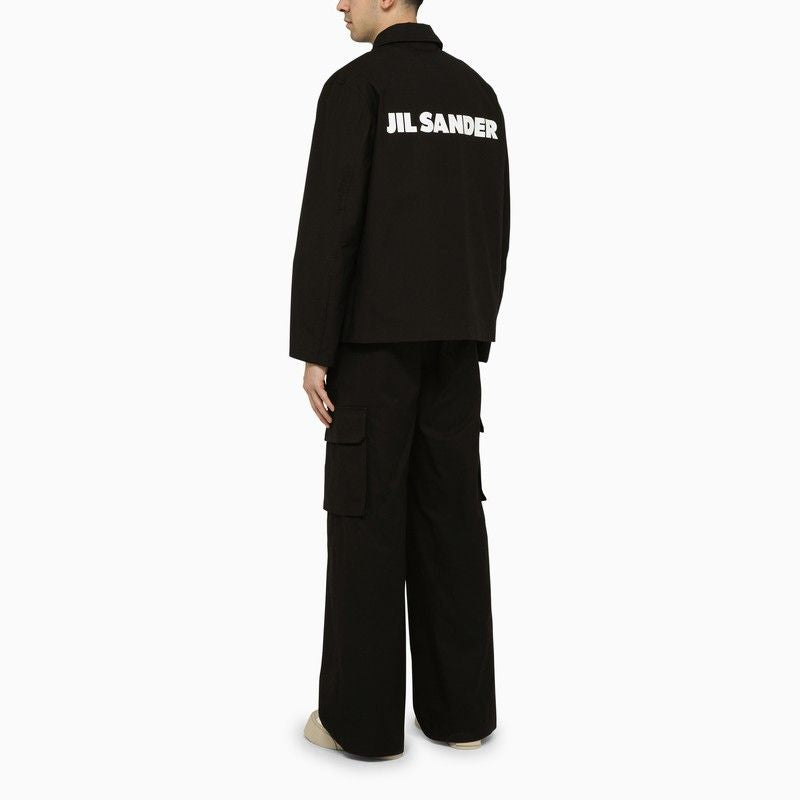 JIL SANDER Cotton Boxy Fit Overshirt