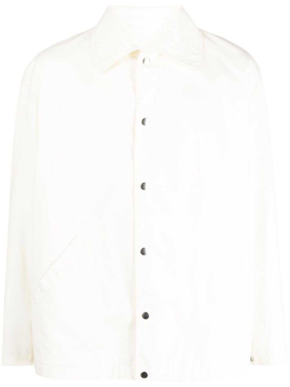 JIL SANDER Logo Print Cotton Jacket for Men