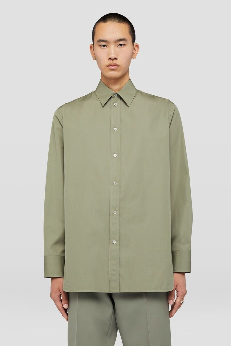 JIL SANDER Long Sleeve Cotton Shirt for Men - SS25
