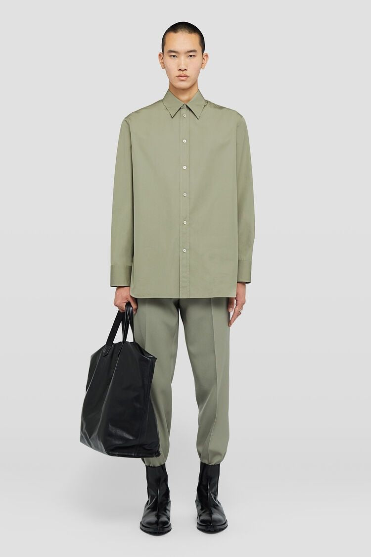 JIL SANDER Long Sleeve Cotton Shirt for Men - SS25